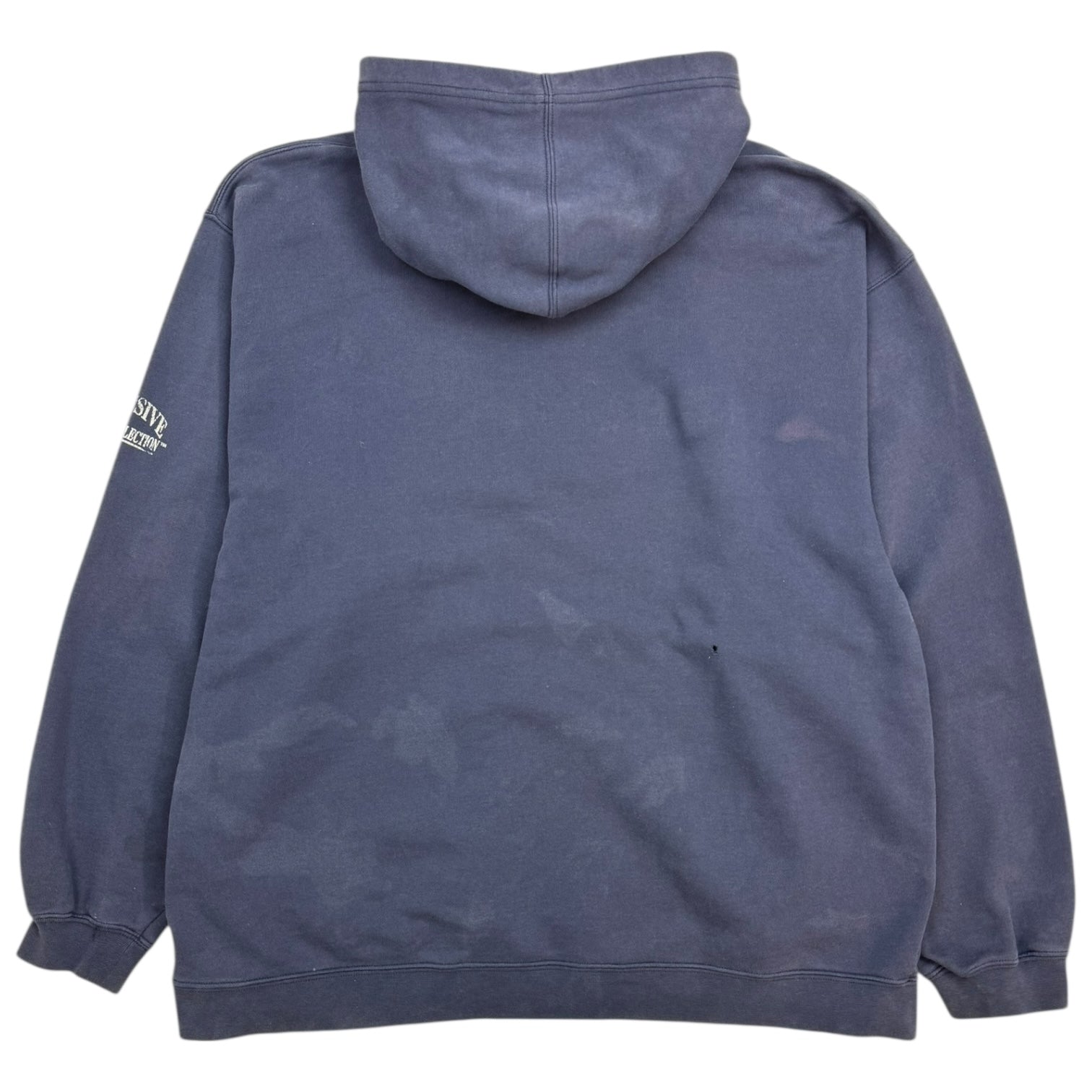 Vintage New England Patriots Super Bowl Hoodie Washed Navy