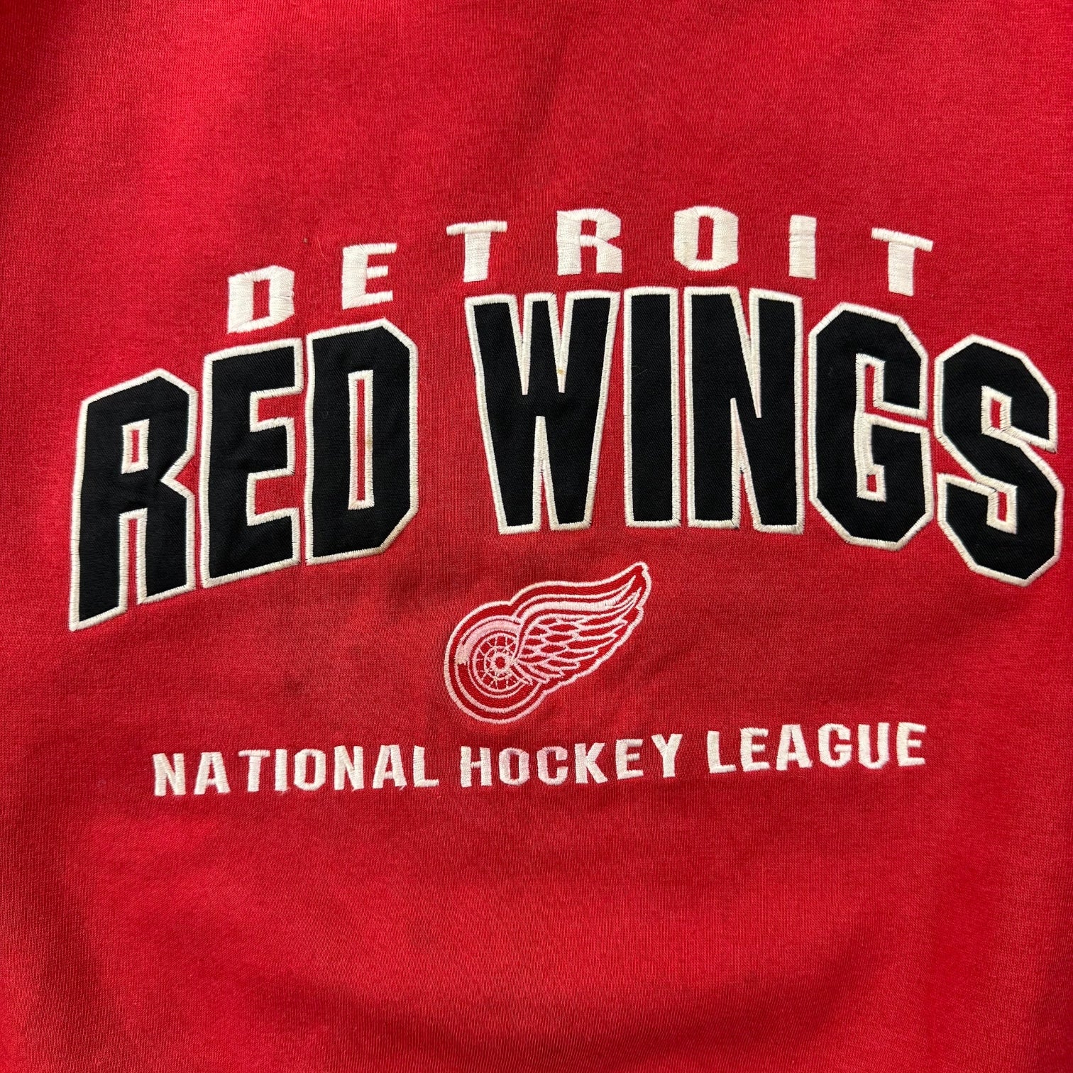 Vintage Lee Sports Detroit Redwings Crewneck Red