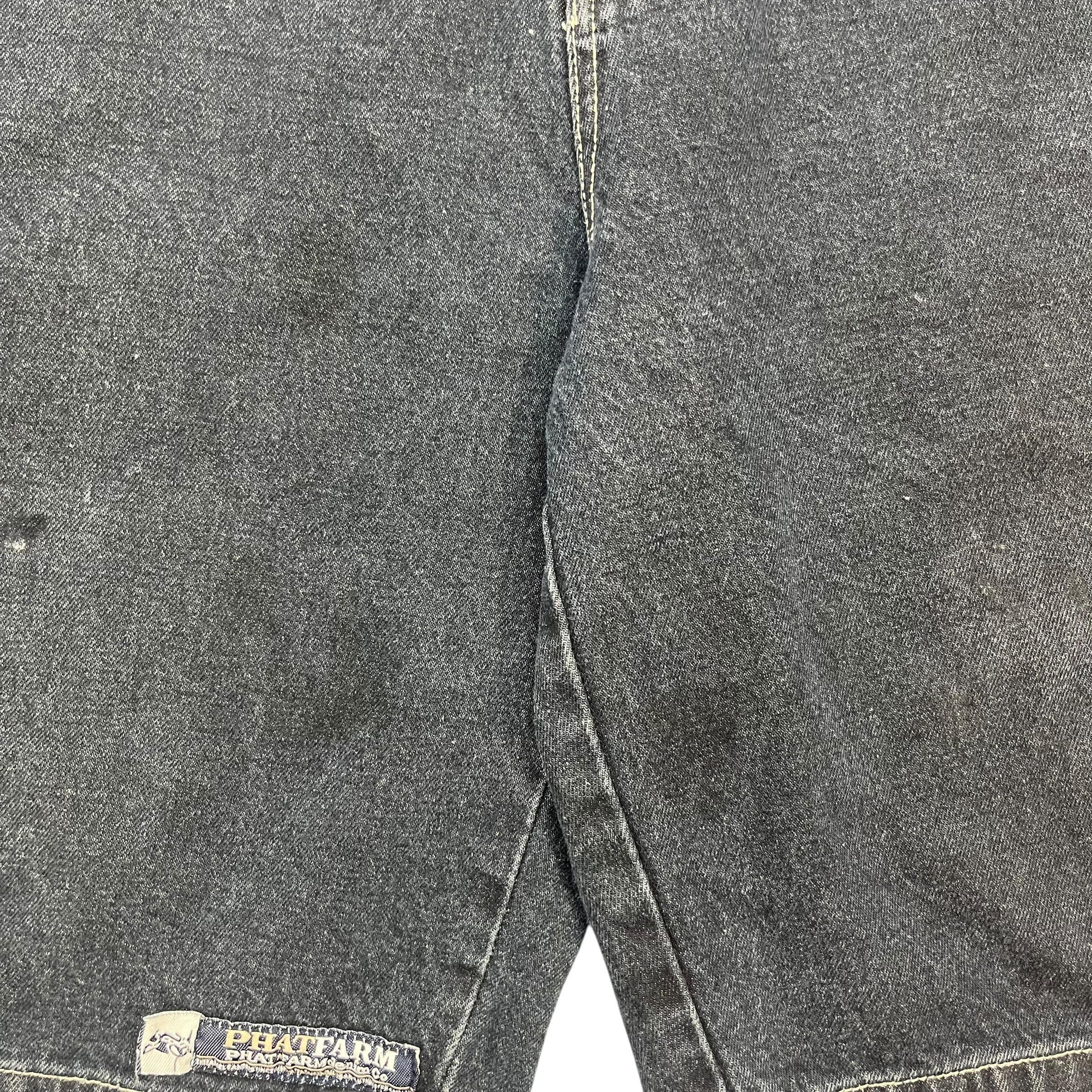Vintage Y2K Phat Farm Denim Shorts Dark Wash Blue