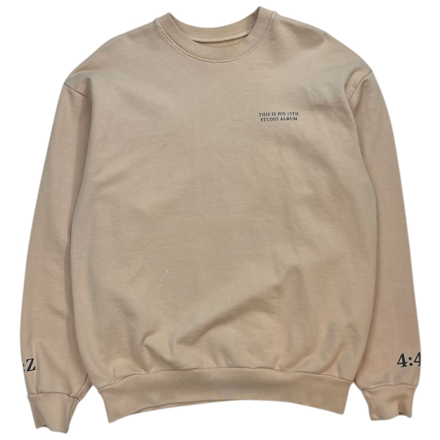 Jay-Z 4:44 Tracklist Crewneck Nude