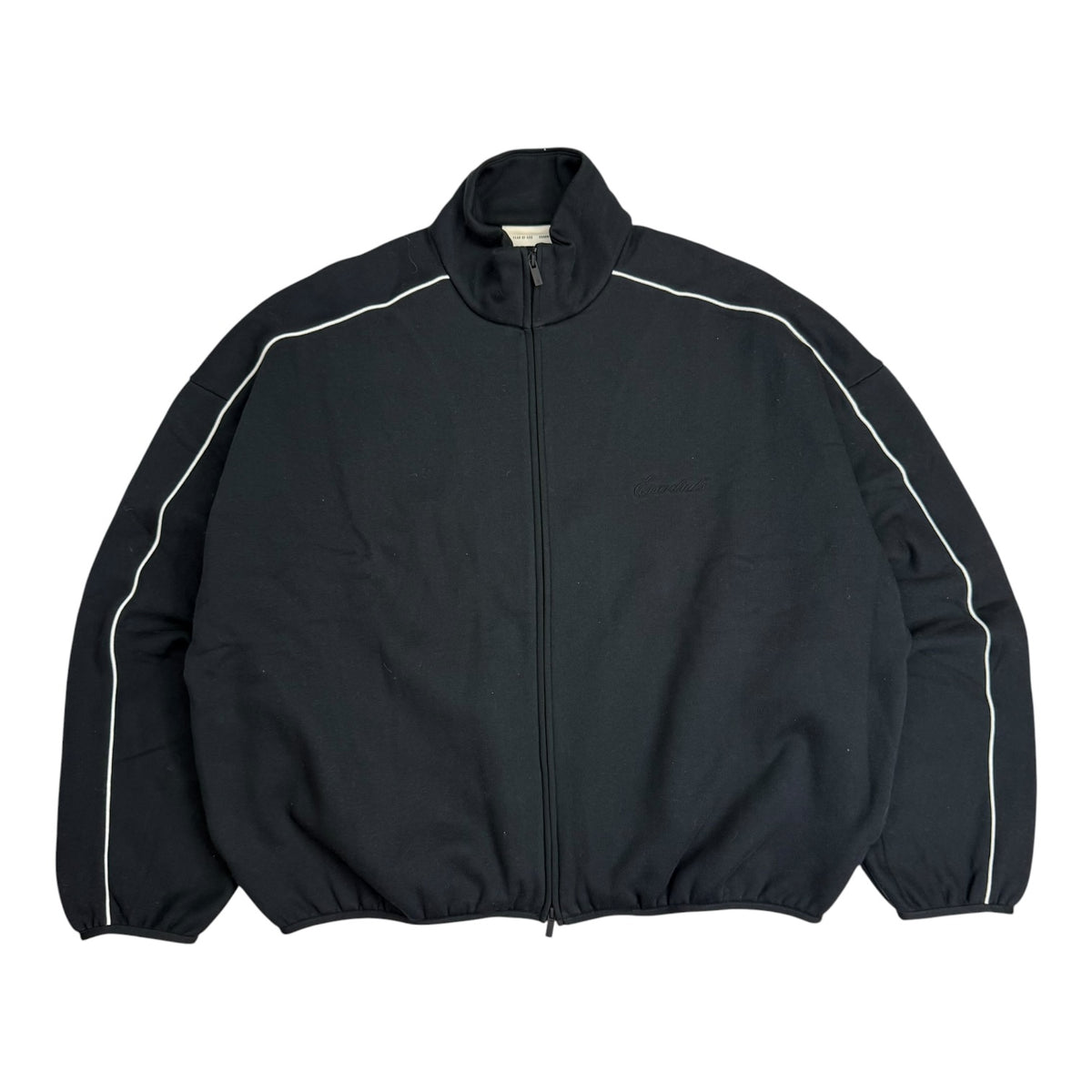 Fear Of God Essentials Modern Piping Track Jacket Black