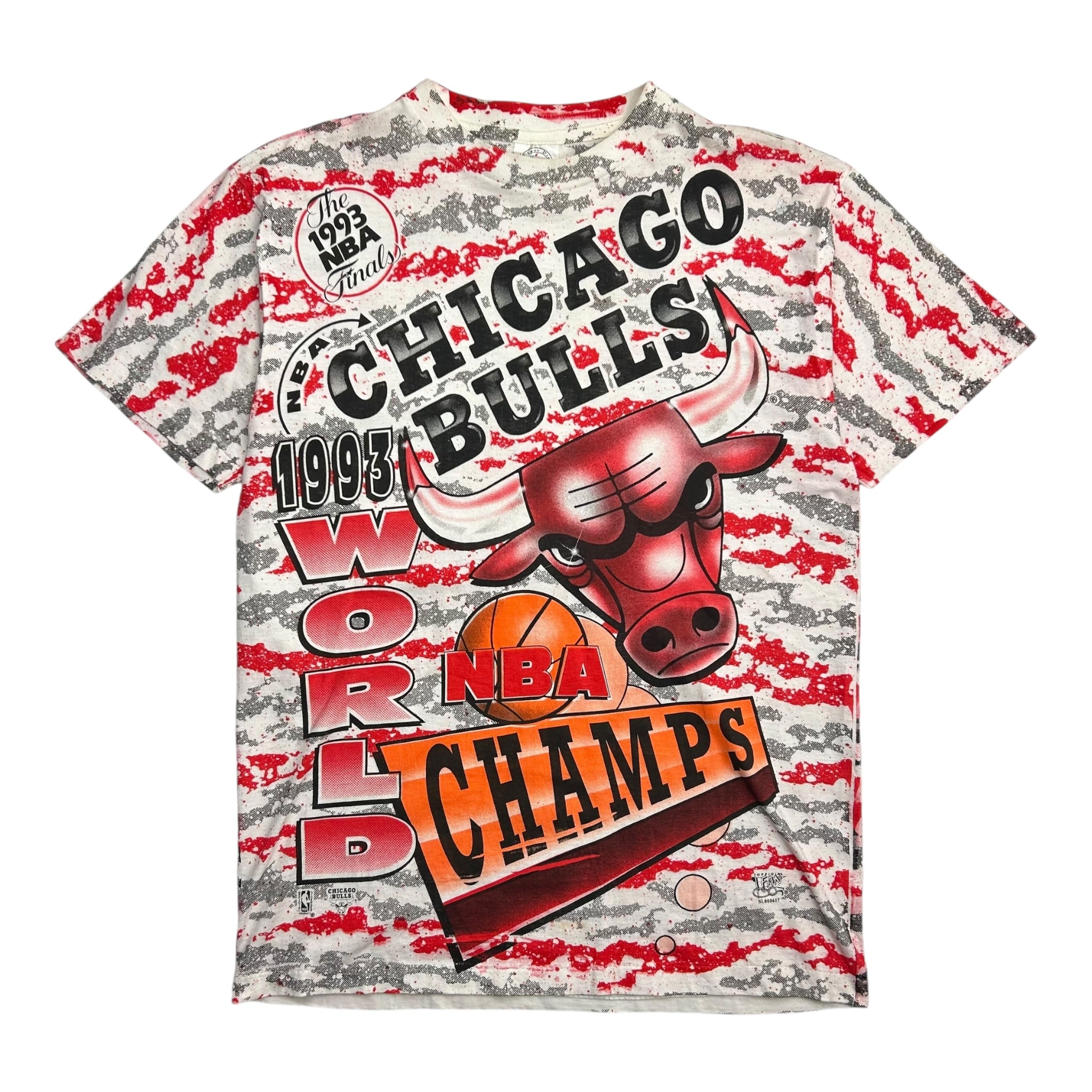 1993 Chicago Bulls All Over Print NBA T-Shirt