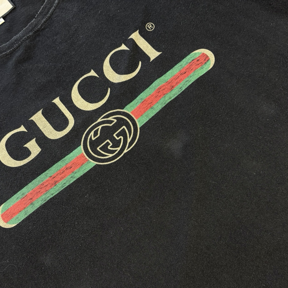 Gucci Vintage Logo T-Shirt Black
