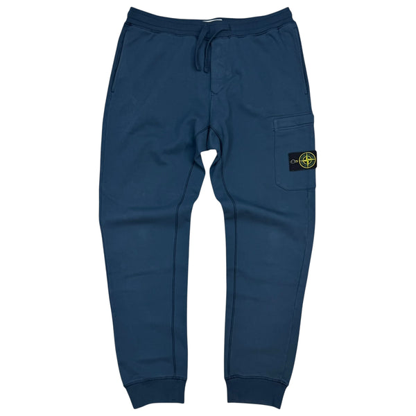 Stone Island Badge Sweatpants Blue