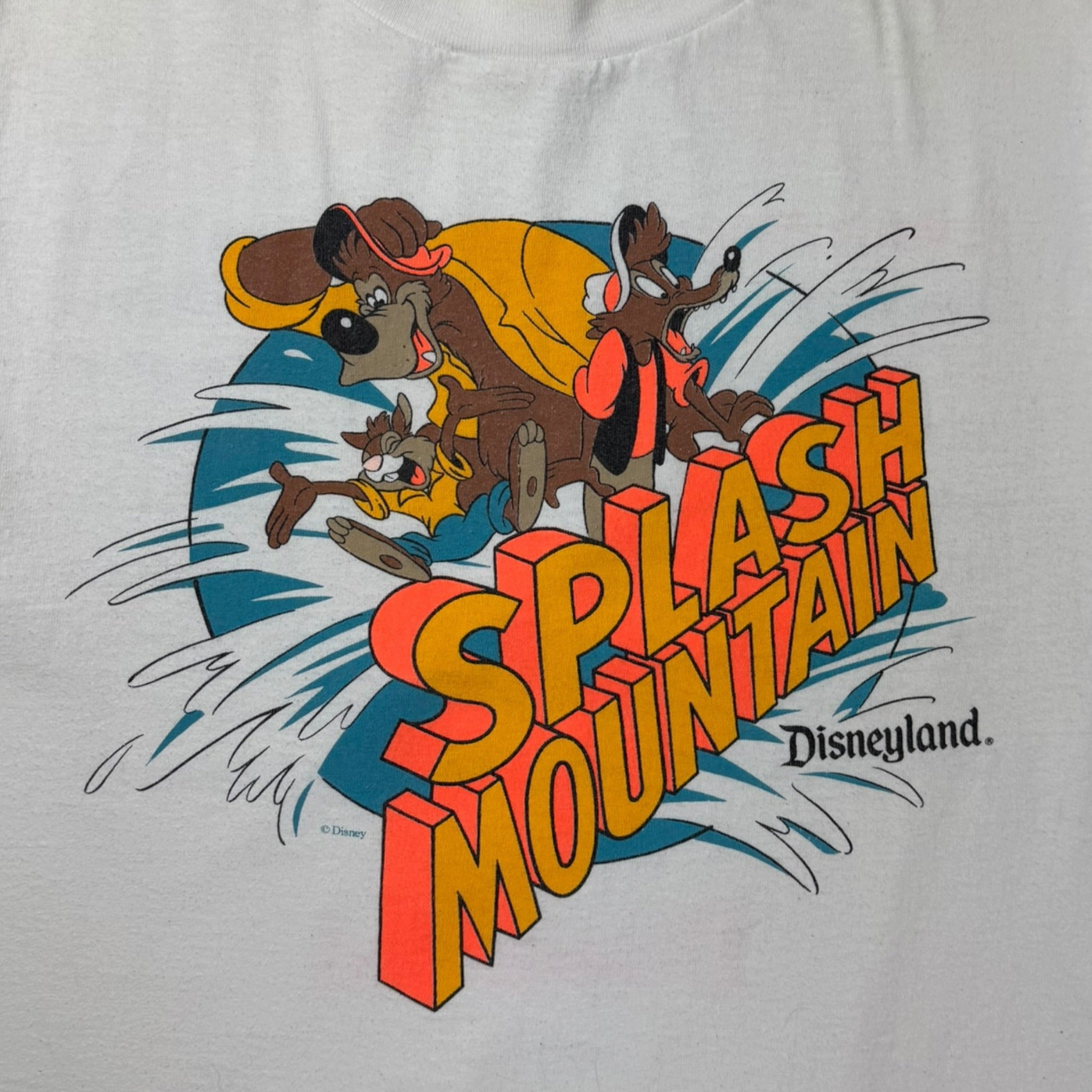 Vintage Disneyland Splash Mountain Ride Promo T-Shirt