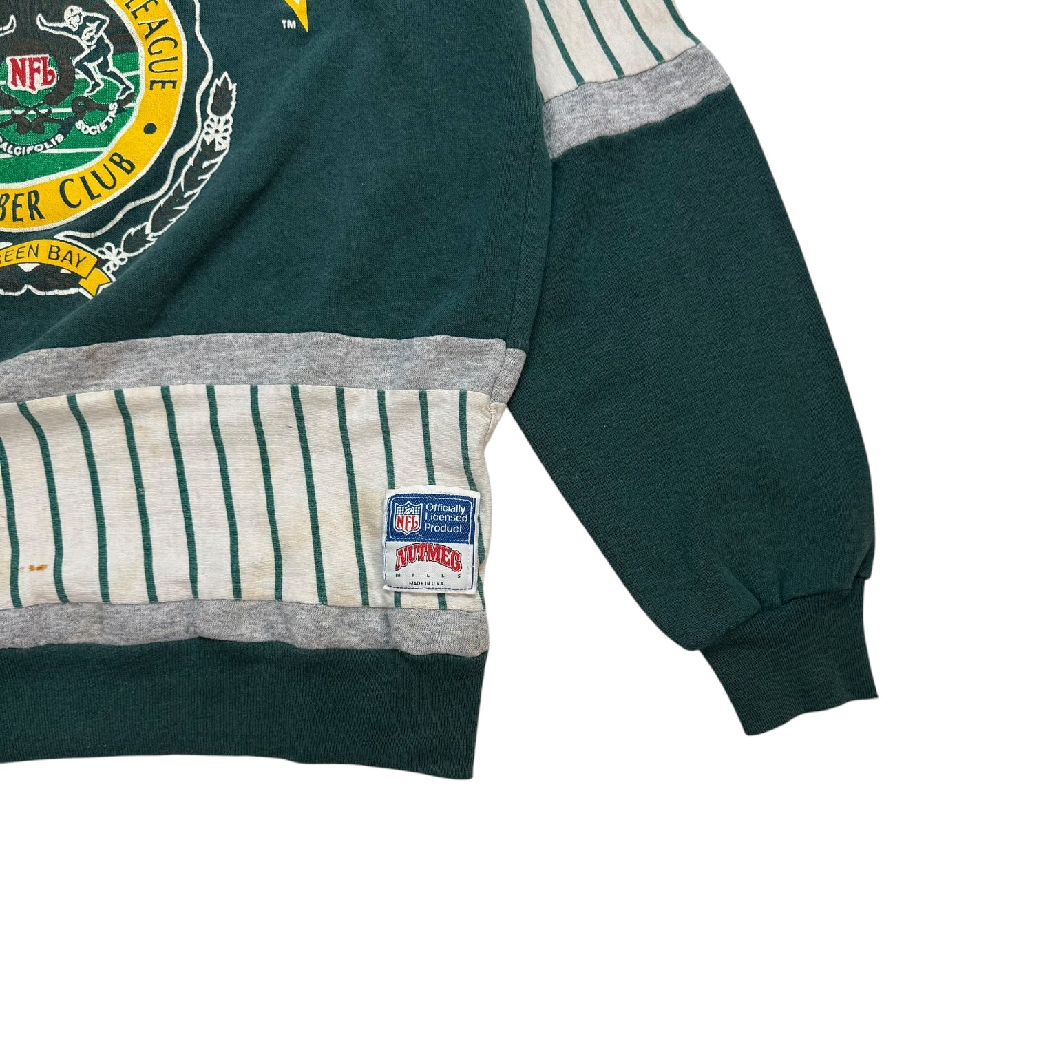 Vintage Green Bay Packers Member Club Crewneck Green