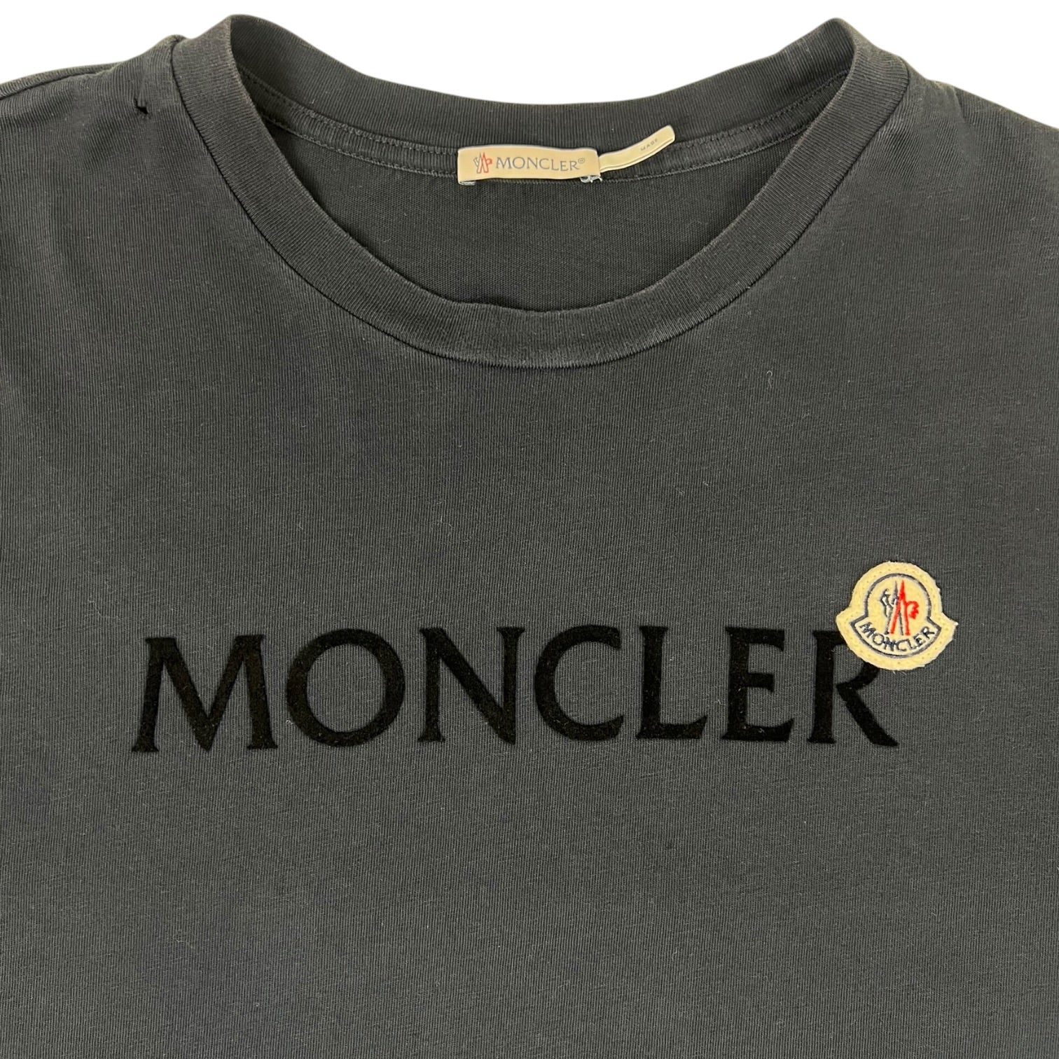 Moncler Logo-Appliquéd T-Shirt Navy