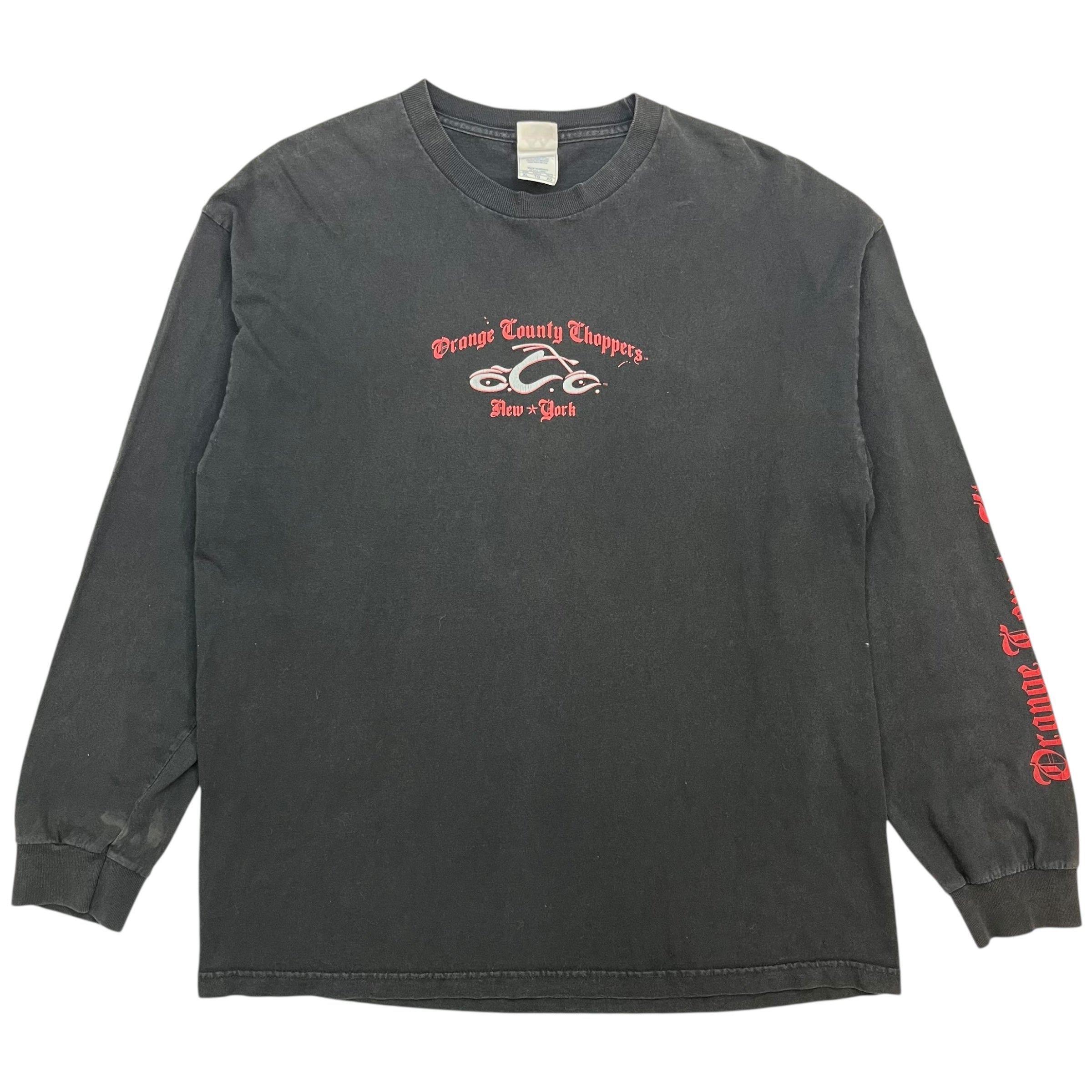 2003 Orange County Choppers New York Long Sleeve Tee Black