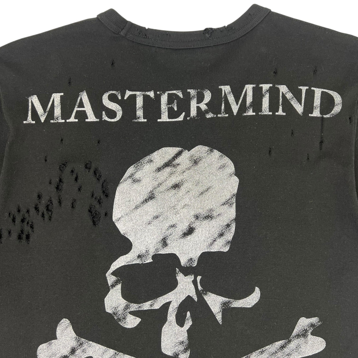 Mastermind Distressed “M” Logo T-Shirt Black