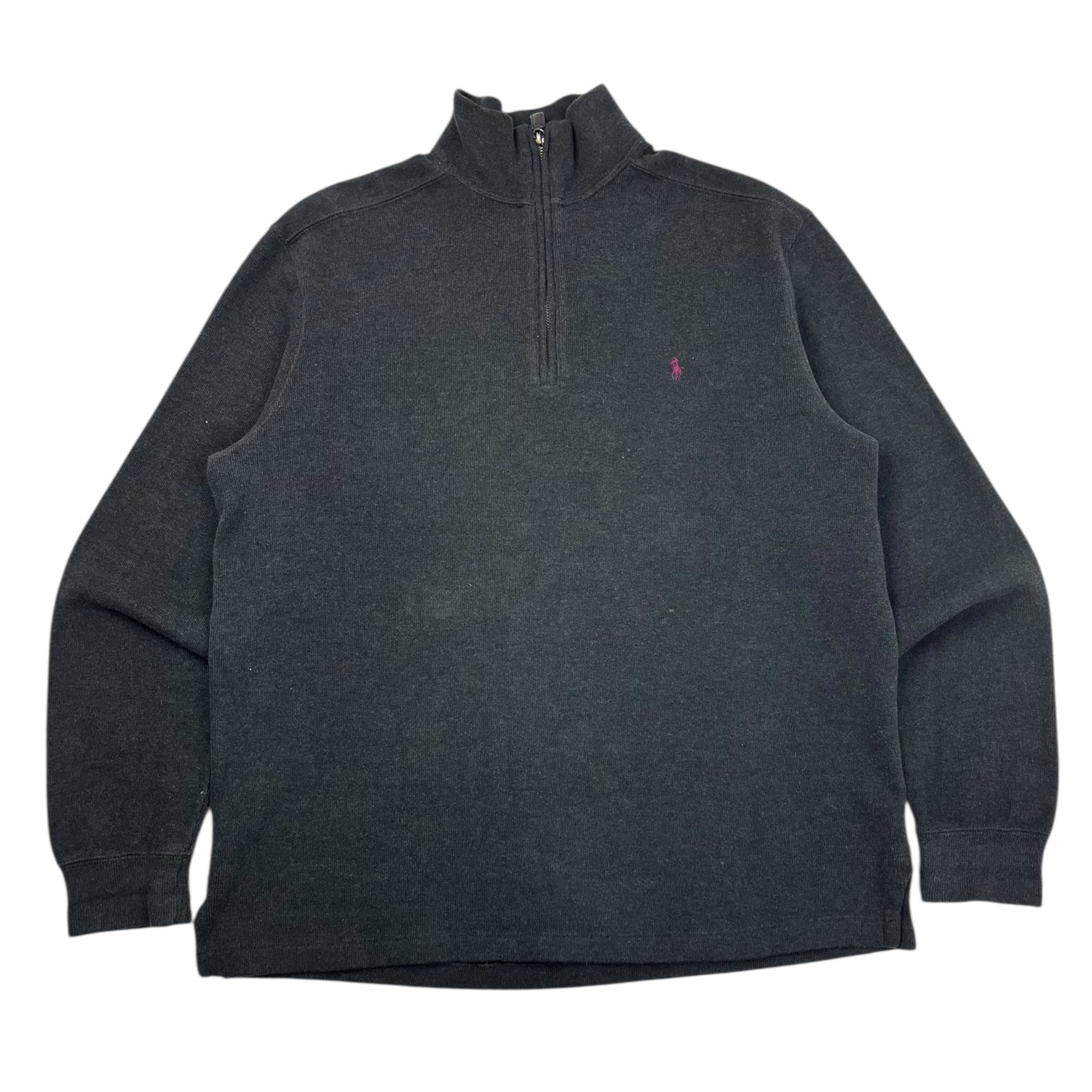 Vintage Polo Ralph Lauren 1/4 Zip Dark Grey