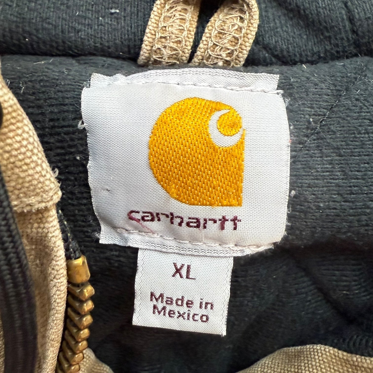 Vintage Carhartt Active Jacket Faded Light Brown