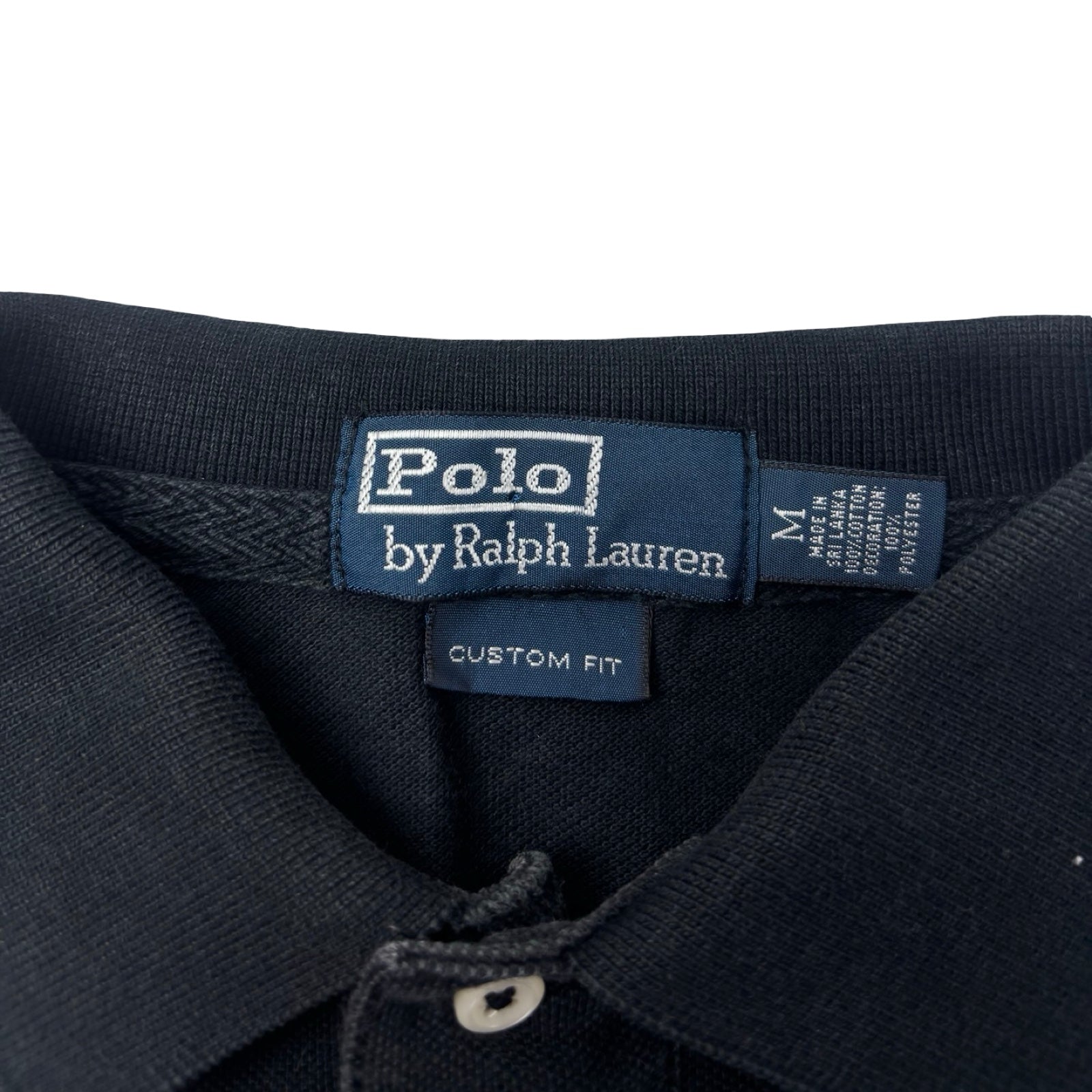 Vintage Polo Ralph Lauren Big Pony Polo Black