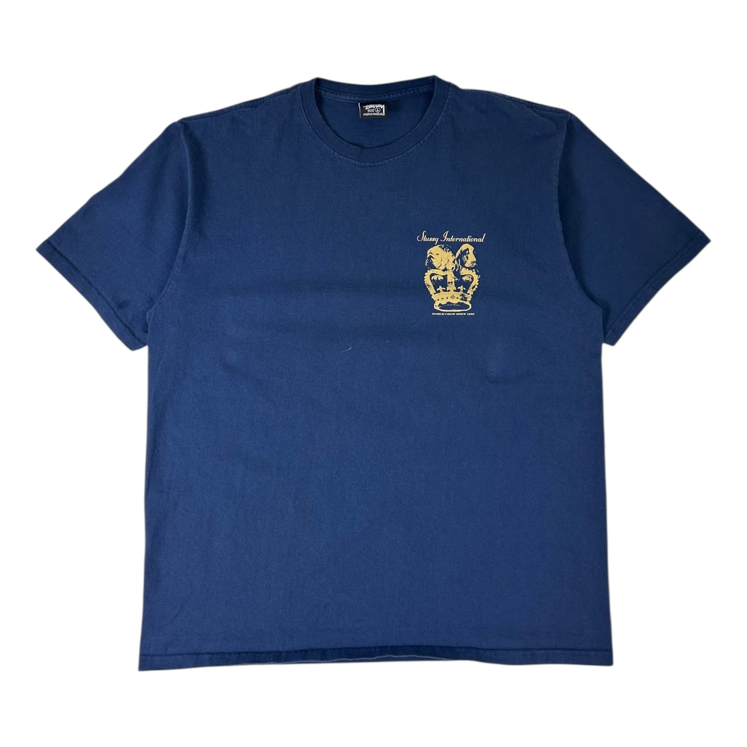 Stussy Dog Crown T-Shirt Navy