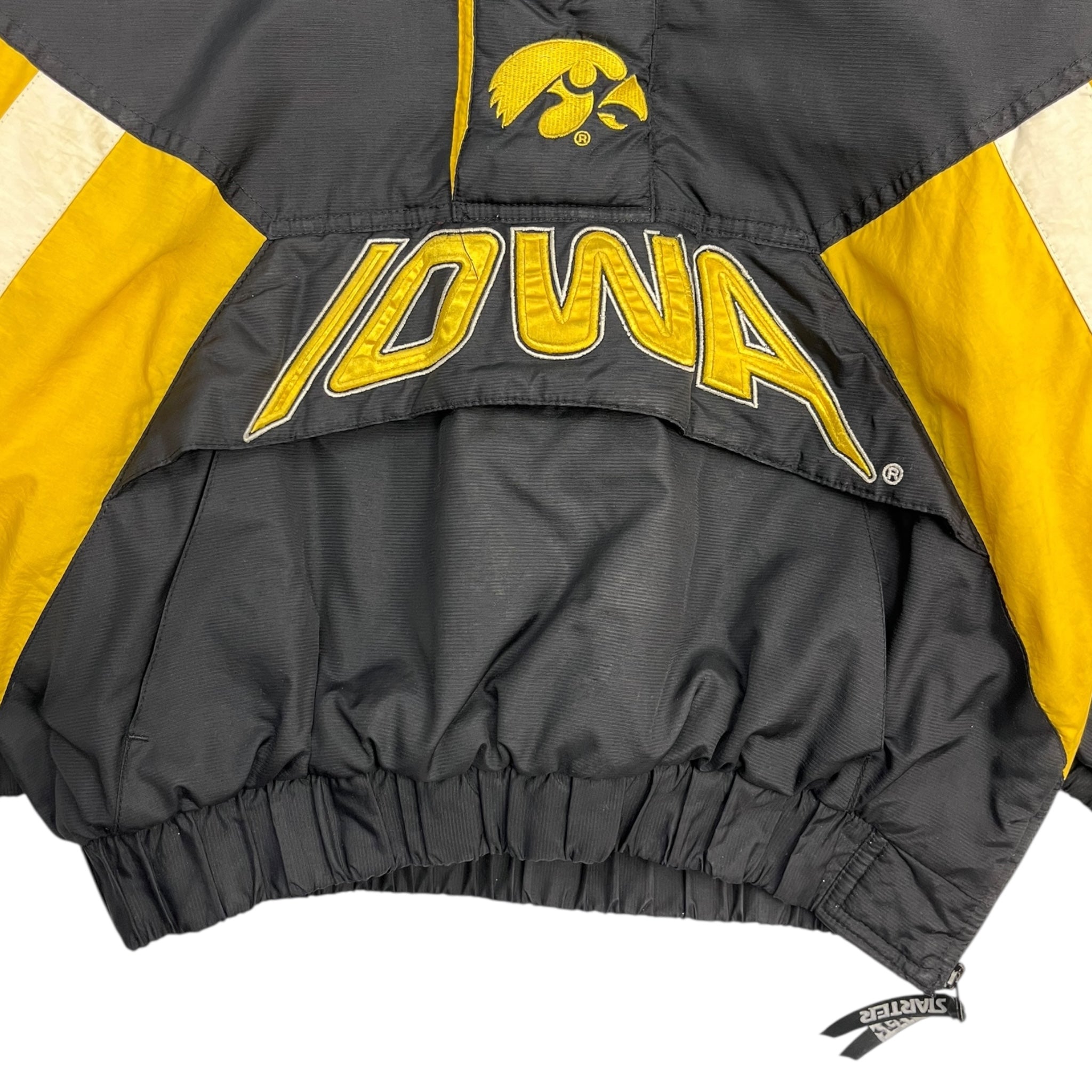 Vintage Iowa Hawkeyes Starter 1/4 Zip Jacket