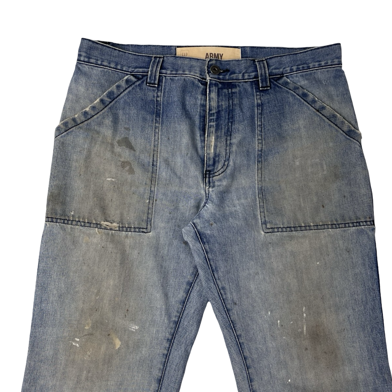 GAP Army Utility Denim Pant Light Washed