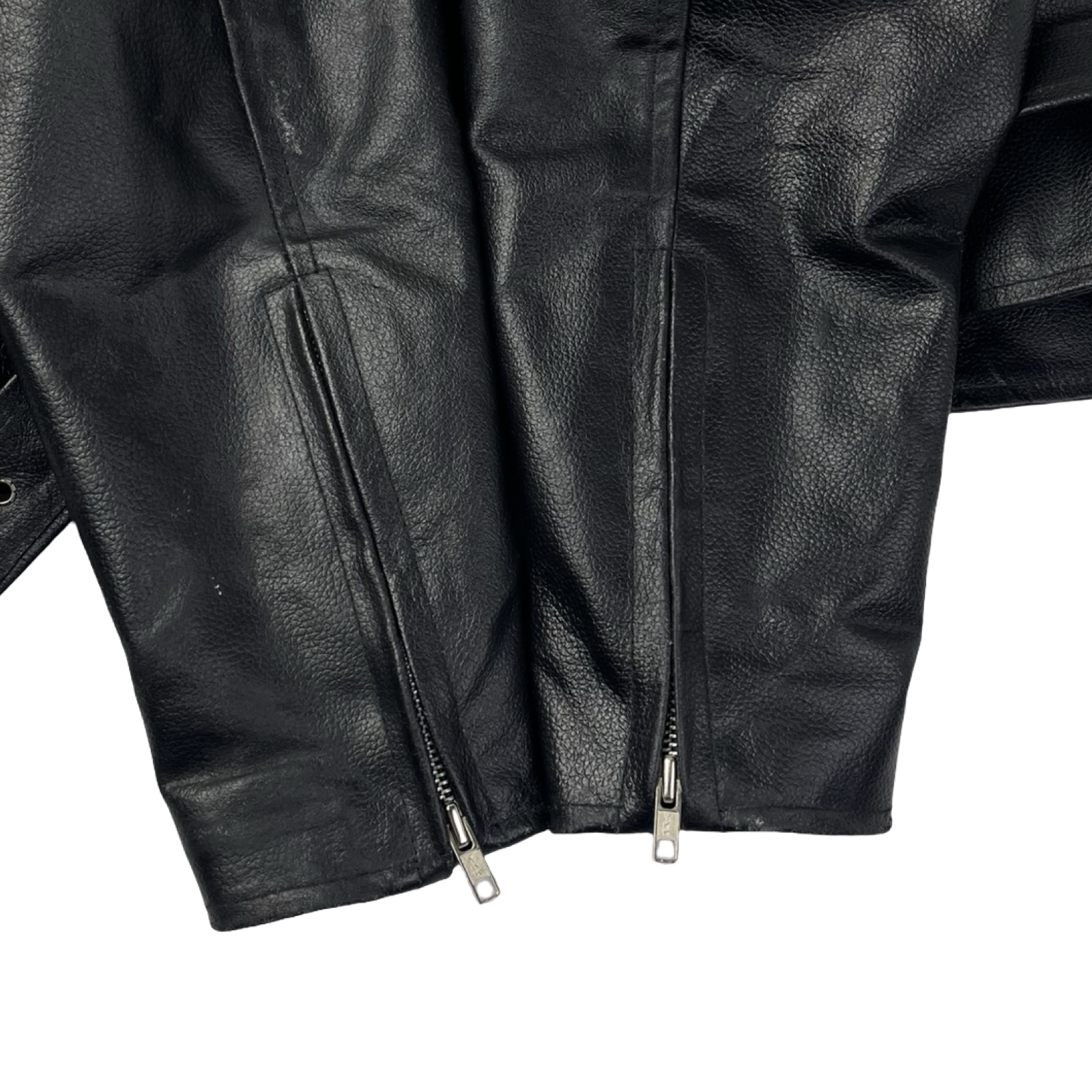Vintage IK Double Rider Motorcycle Leather Jacket