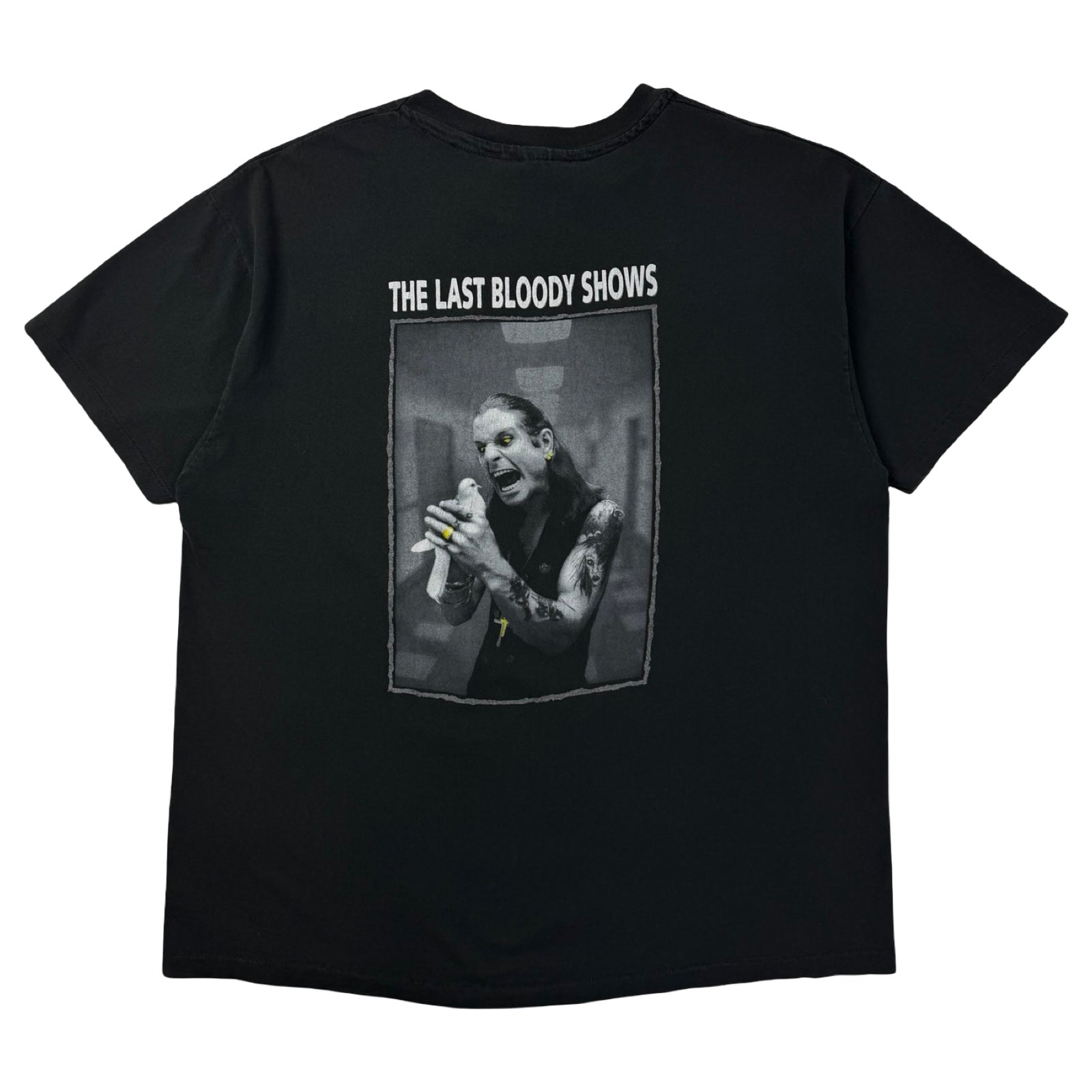 1992 Ozzy Ozbourne ‘The Last Bloody Shows’ Tour T-Shirt Black