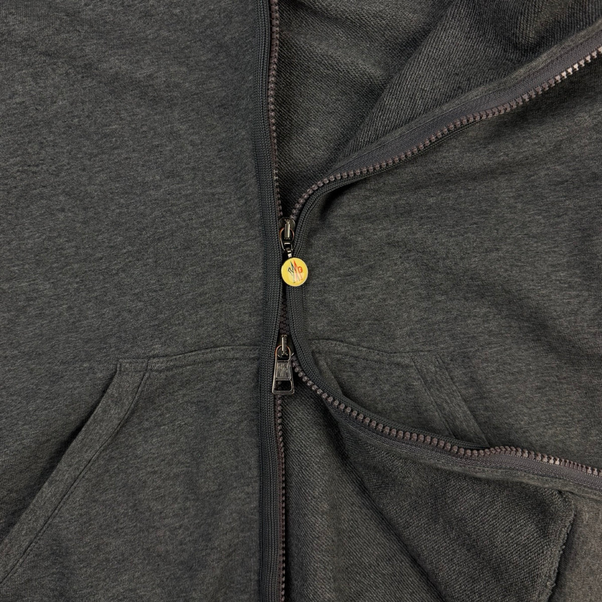 Moncler Maglia Cardigan Hoodie Grey
