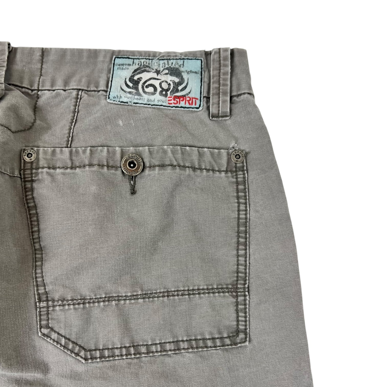 Vintage Esprit Utility Pocket Pants Grey