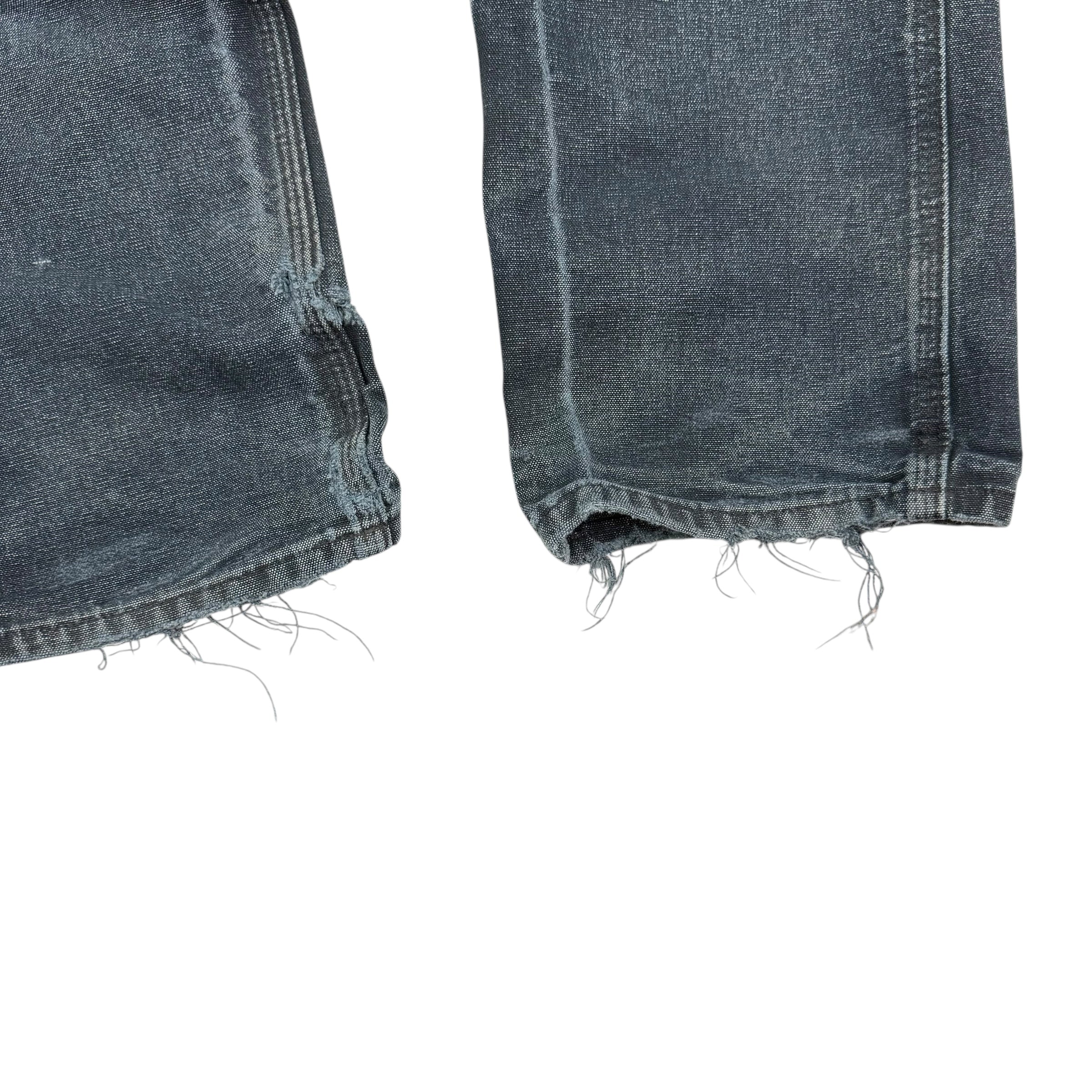 Vintage Carhartt Double Knee Pants Faded Black