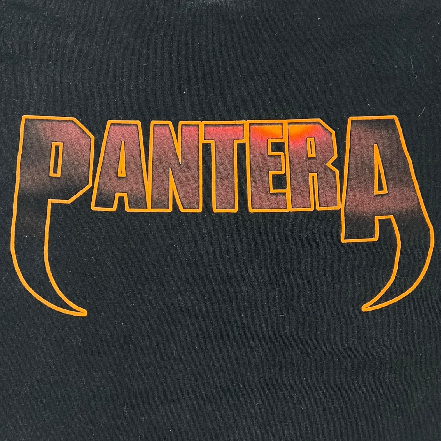 Vintage 2003 Pantera Skull & Swords T-Shirt Black