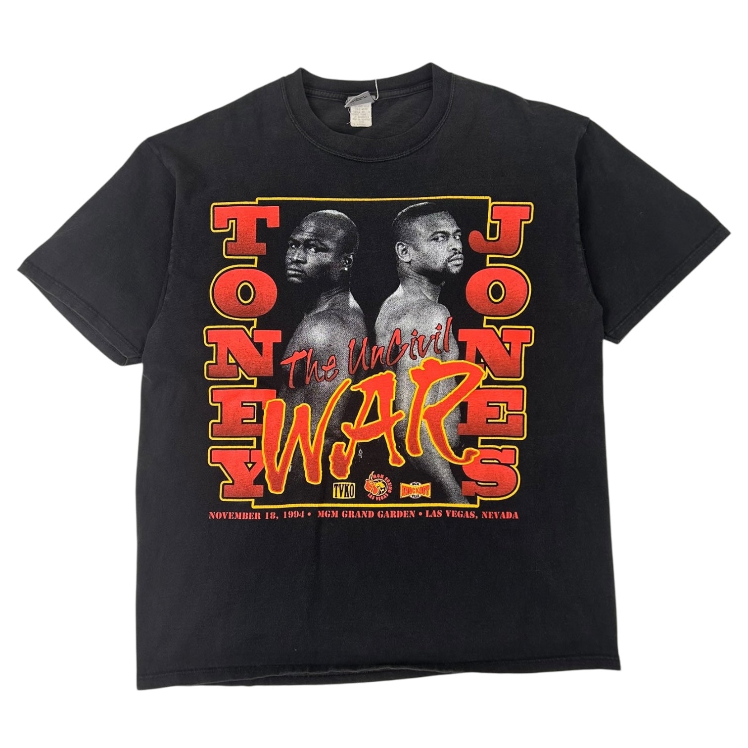 Vintage Tyson VS. Jones T-Shirt Black