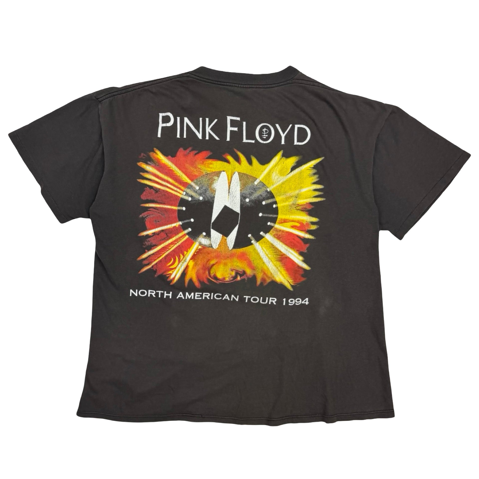 1994 Pink Floyd Sun Dial North American Tour Tee Black