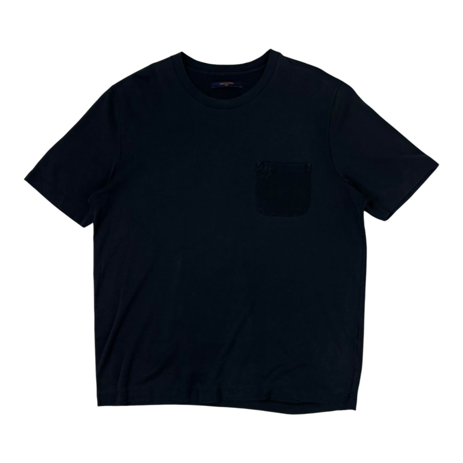 Louis Vuitton Pique Cotton Pocket Tee Black