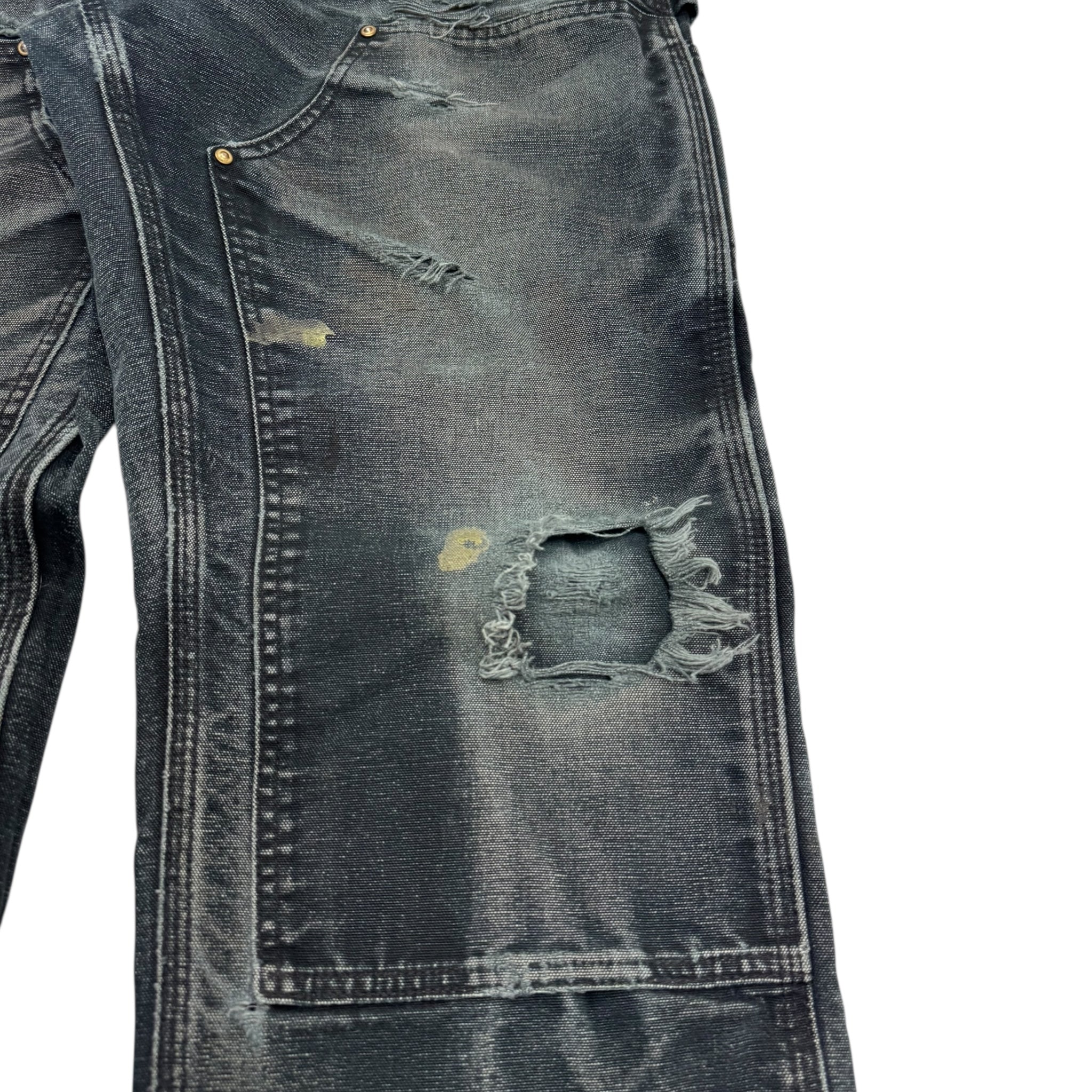 Carhartt Double Knee Work Pant Distressed Fest
