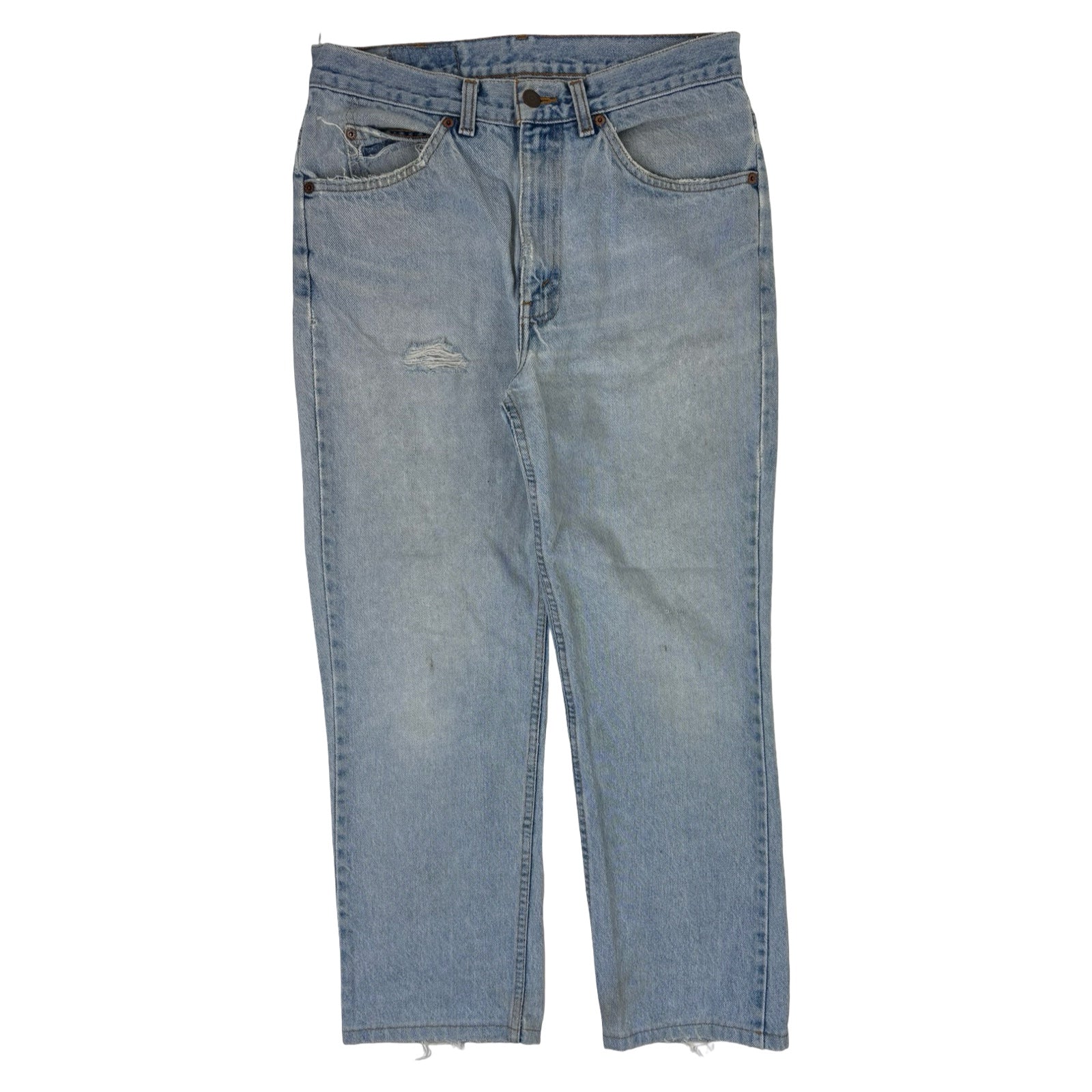Vintage Levi’s Orange Tab Distressed Light Wash Denim