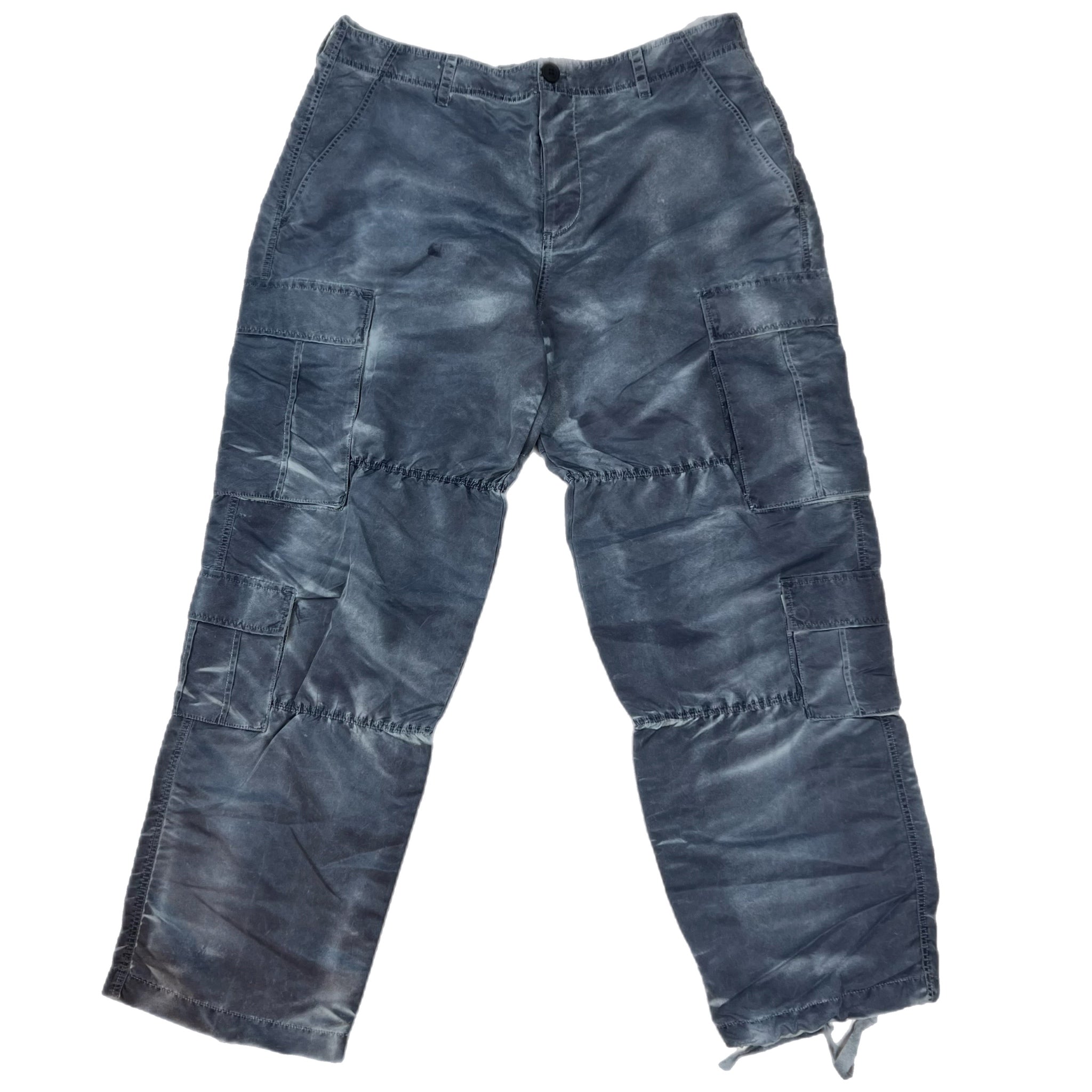 Stussy Dyed Nylon Surplus Cargo Pants Navy