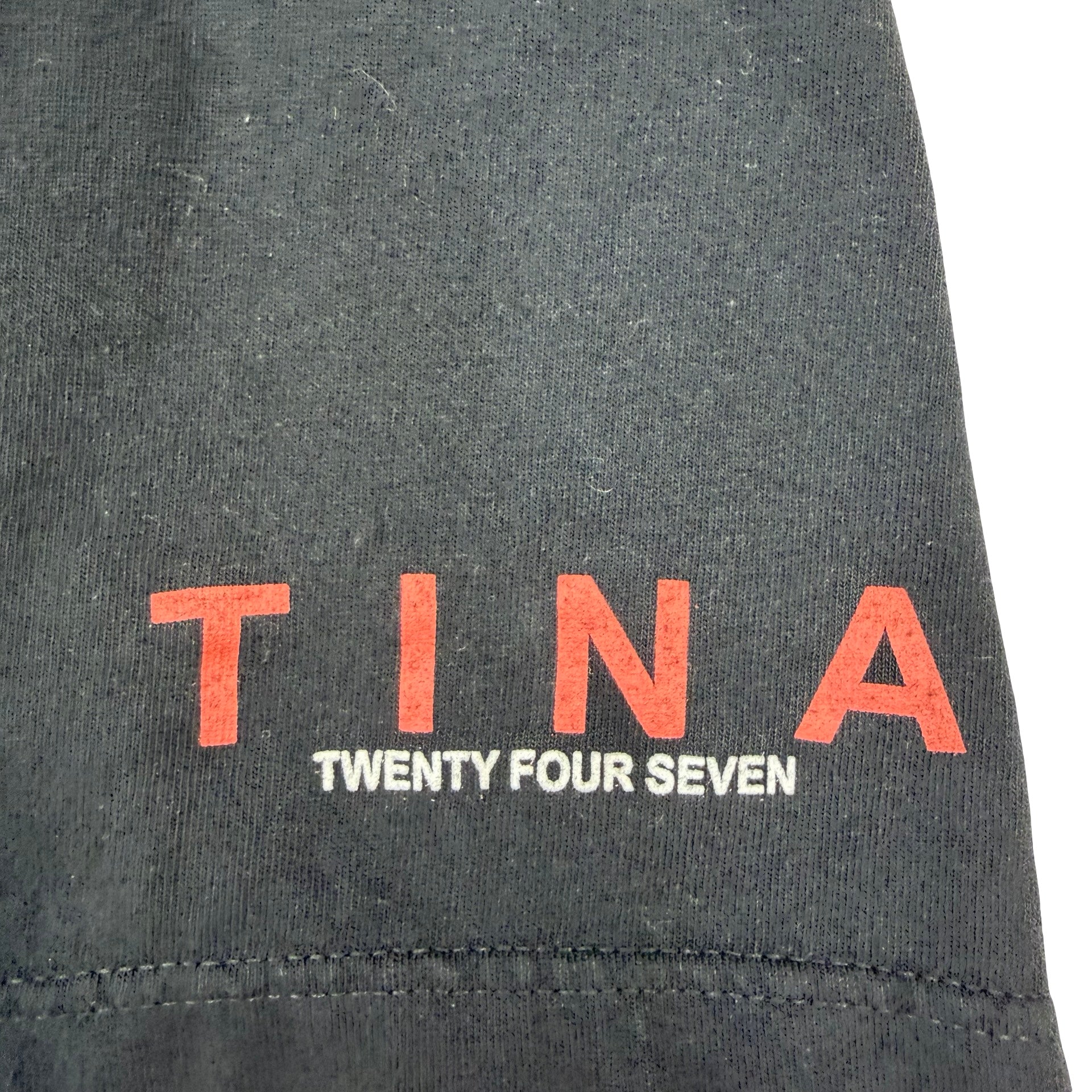 1999 Tina Turner Twenty Four Seven Tee Black