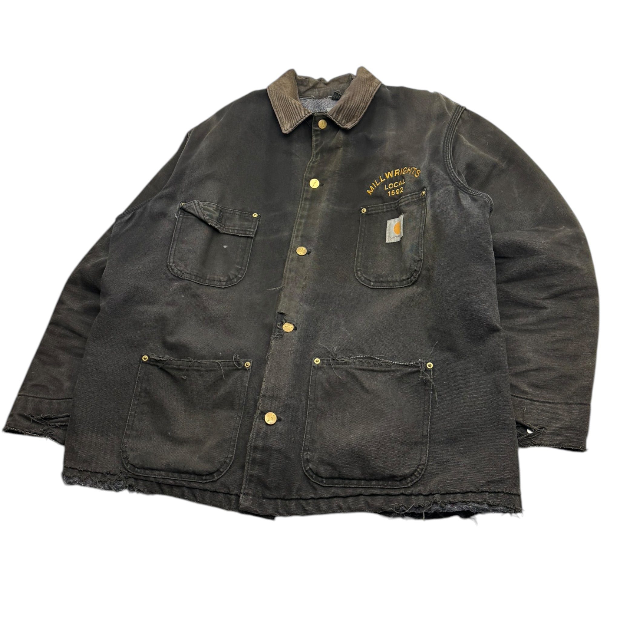 Vintage Distressed Carhartt MillWrights Chore Jacket