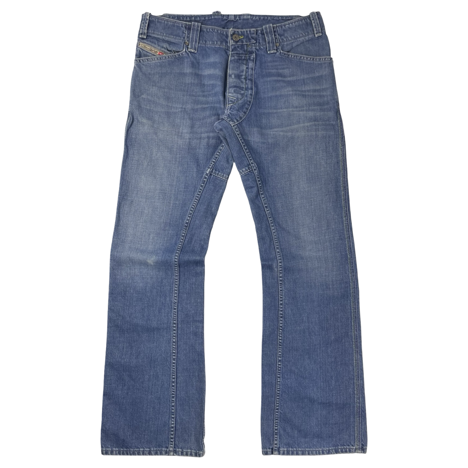 Vintage Y2K Diesel Jeans Flared Pant Medium Washed
