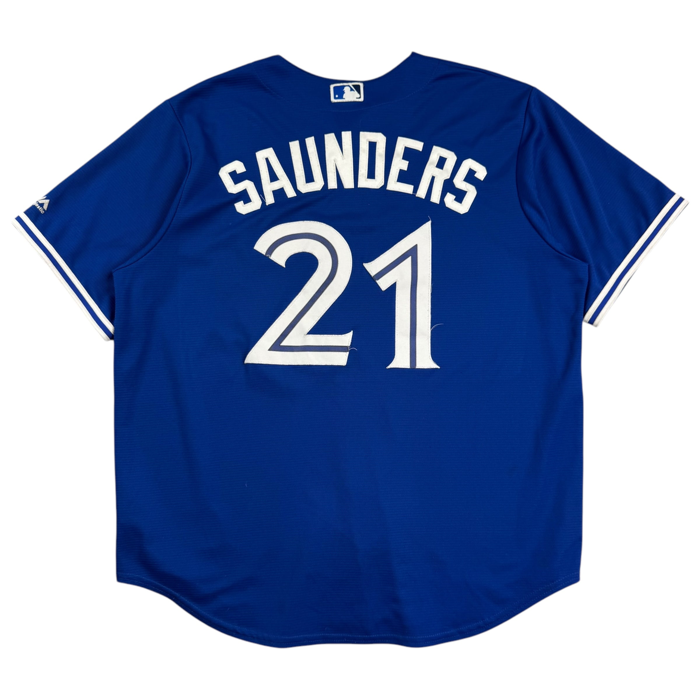 Vintage Toronto Blue Jays Michael Saunders Jersey Blue