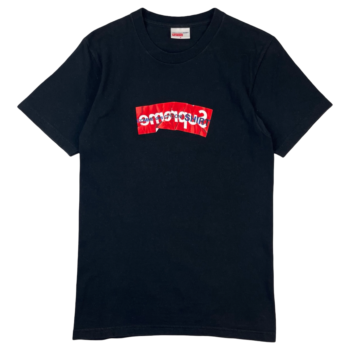 Supreme Comme Des Garcons SHIRT Box Logo Tee Black