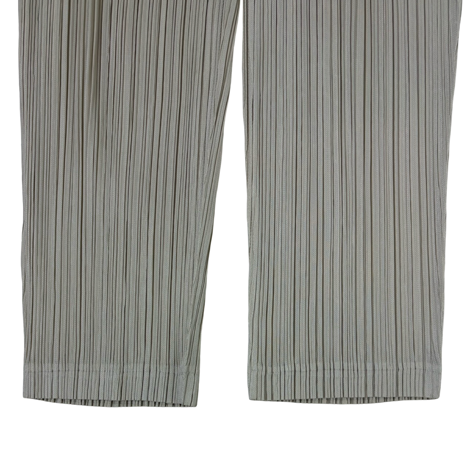 (W) Issey Miyake Pleats Please Trousers Light Grey