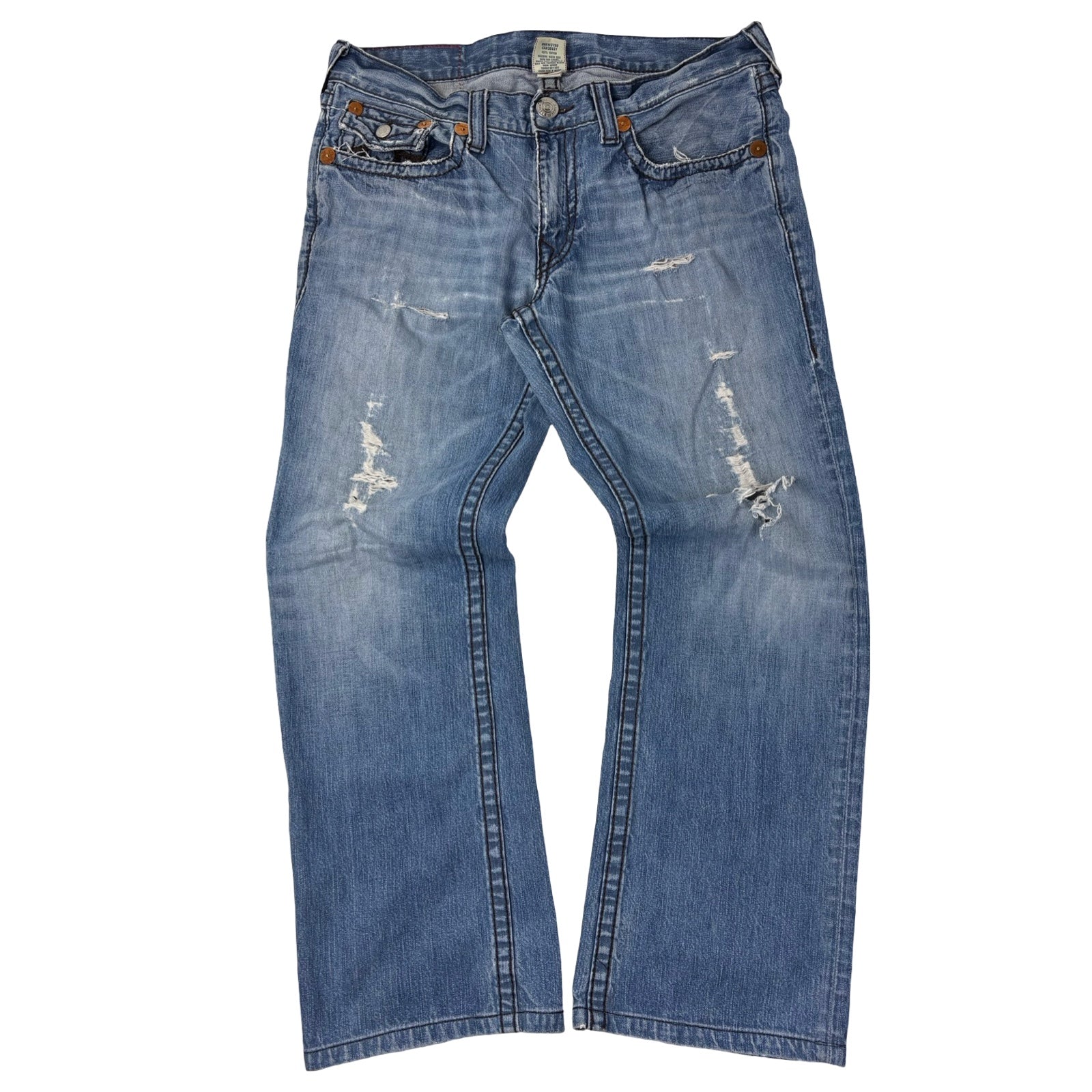 Vintage Y2K True Religion Rainbow Ricky Denim