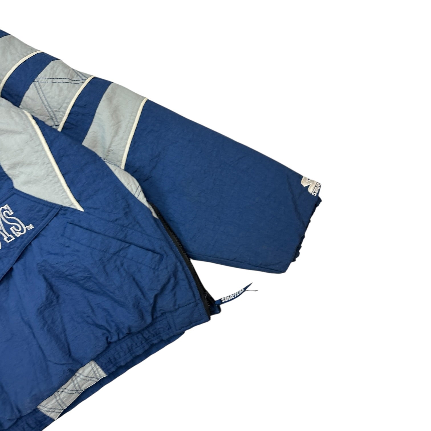 Vintage Starter Dallas Cowboys Anorak Jacket Blue