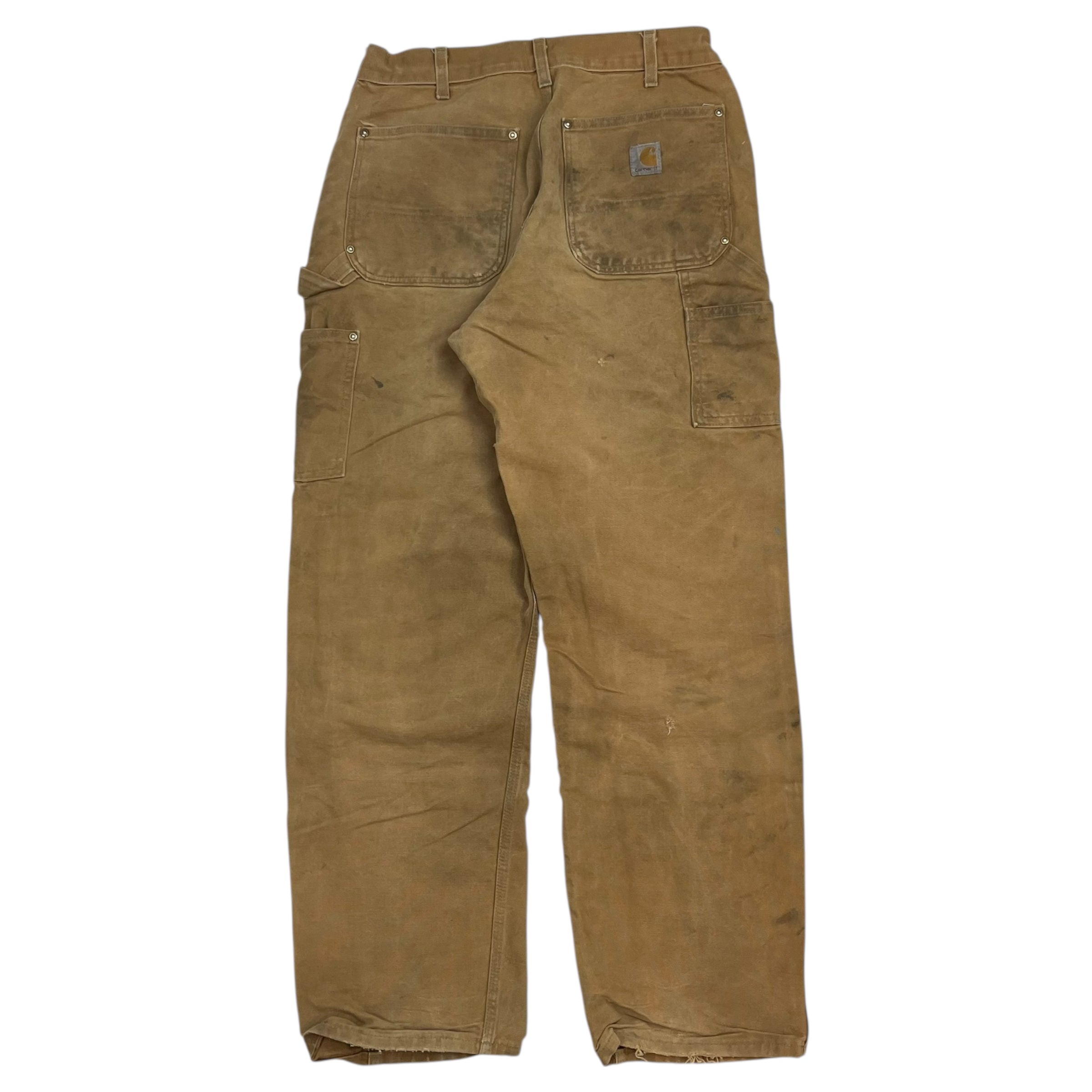 Vintage Carhartt Double Knee Work Pants Tan