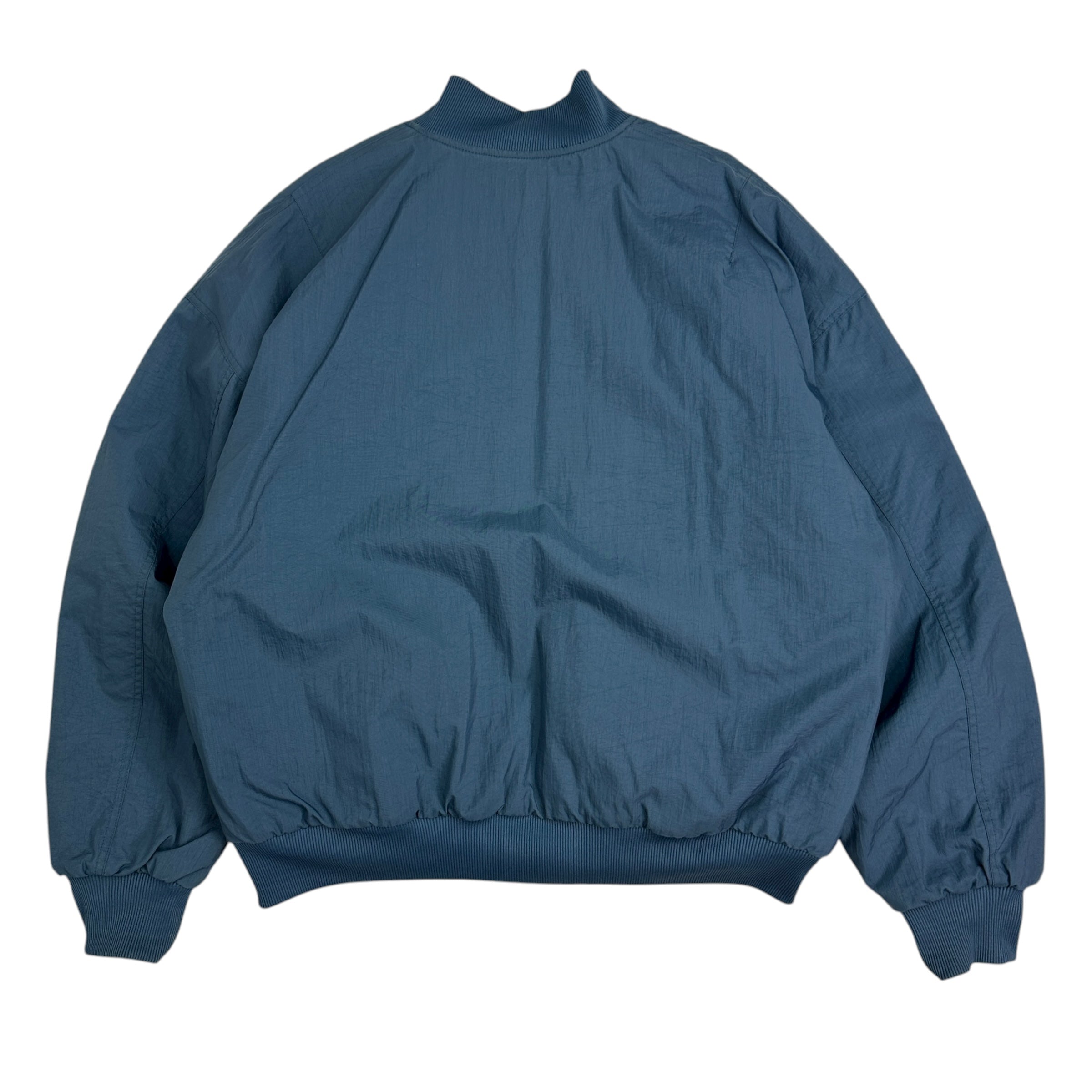 Vintage Nike Reversible Quilted Bomber Jacket Blue/Navy