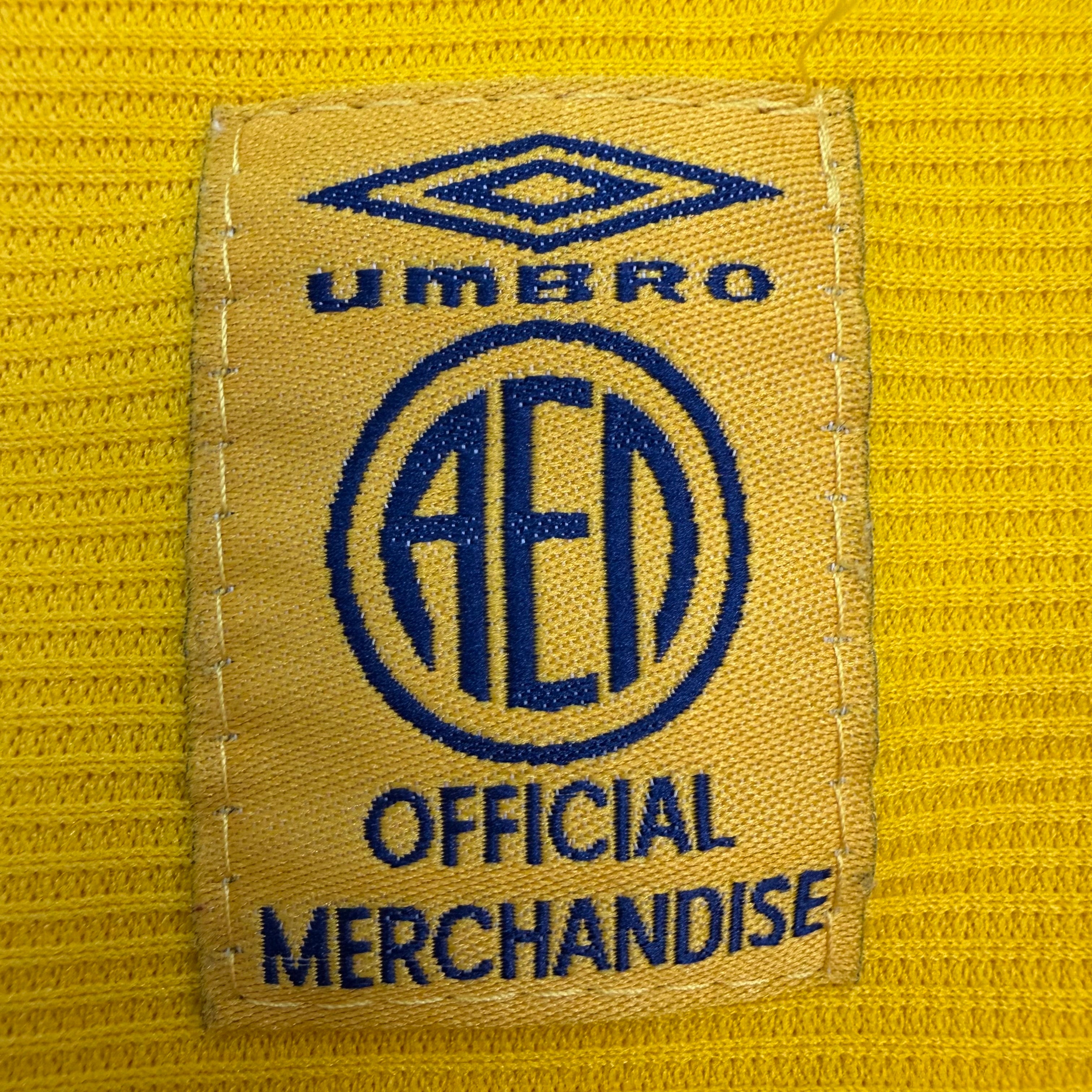 Vintage Umbro AEL Limassol Home Jersey Yellow