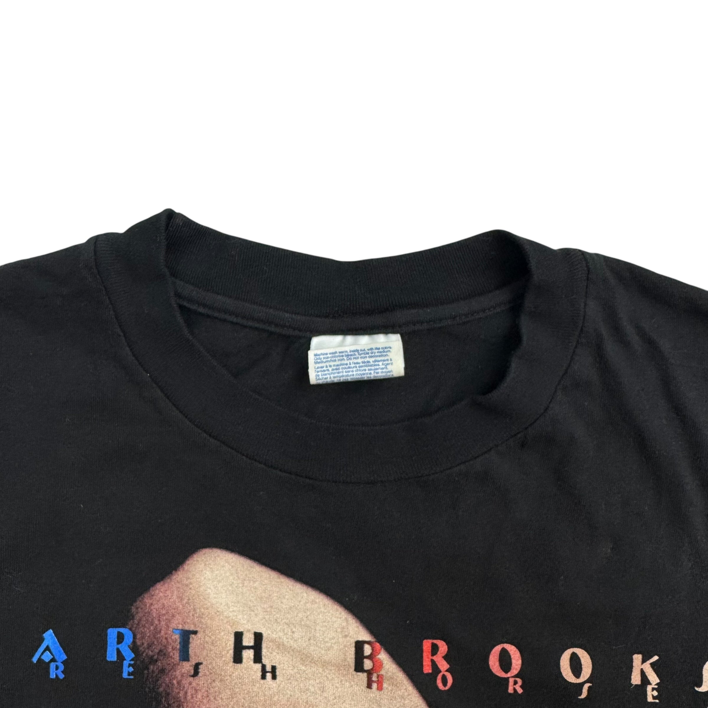 1996 Garth Brooks Fresh Horses Concert Tour Tee Black