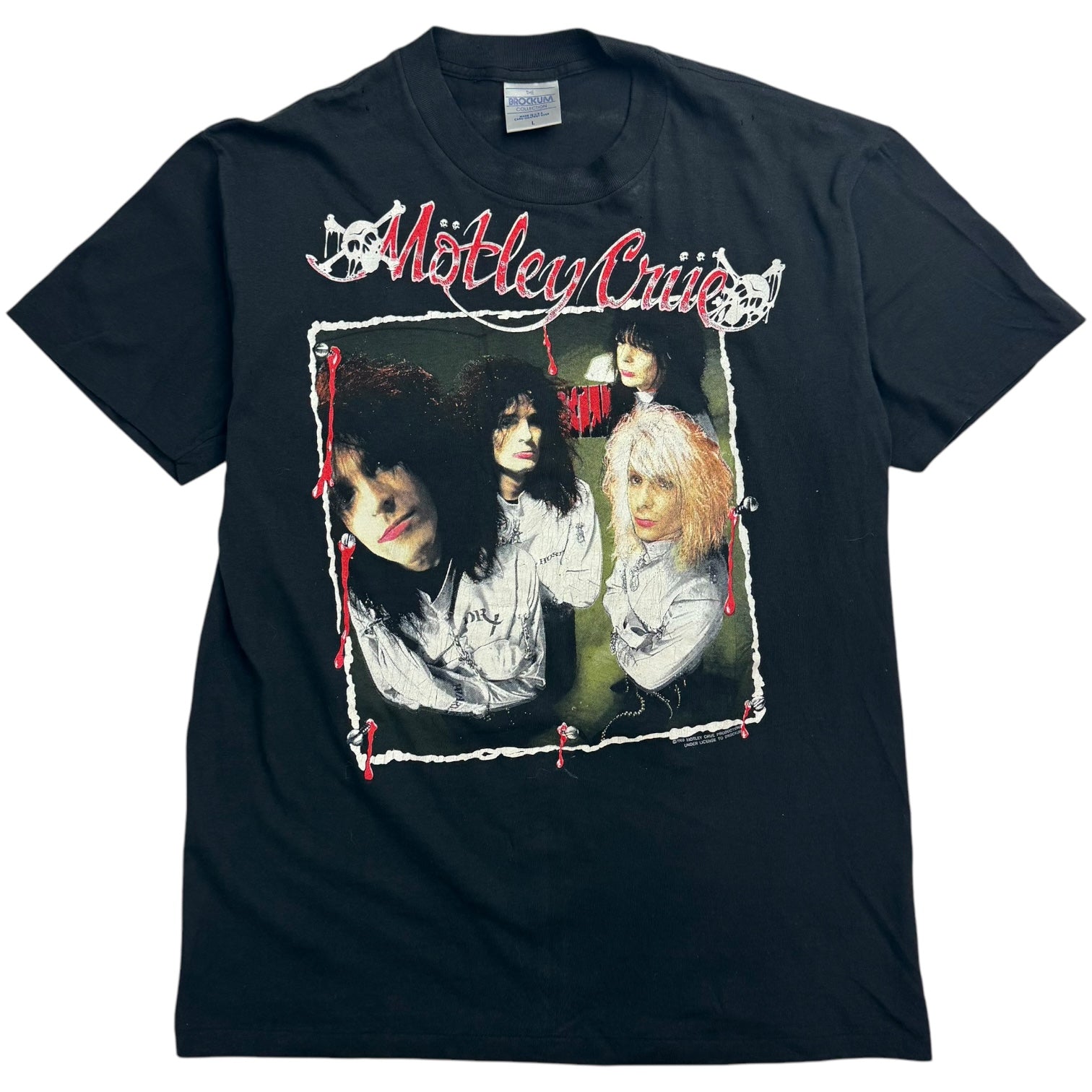 1989 Mötley Crüe Dr. Feelgood Tour Tee Black