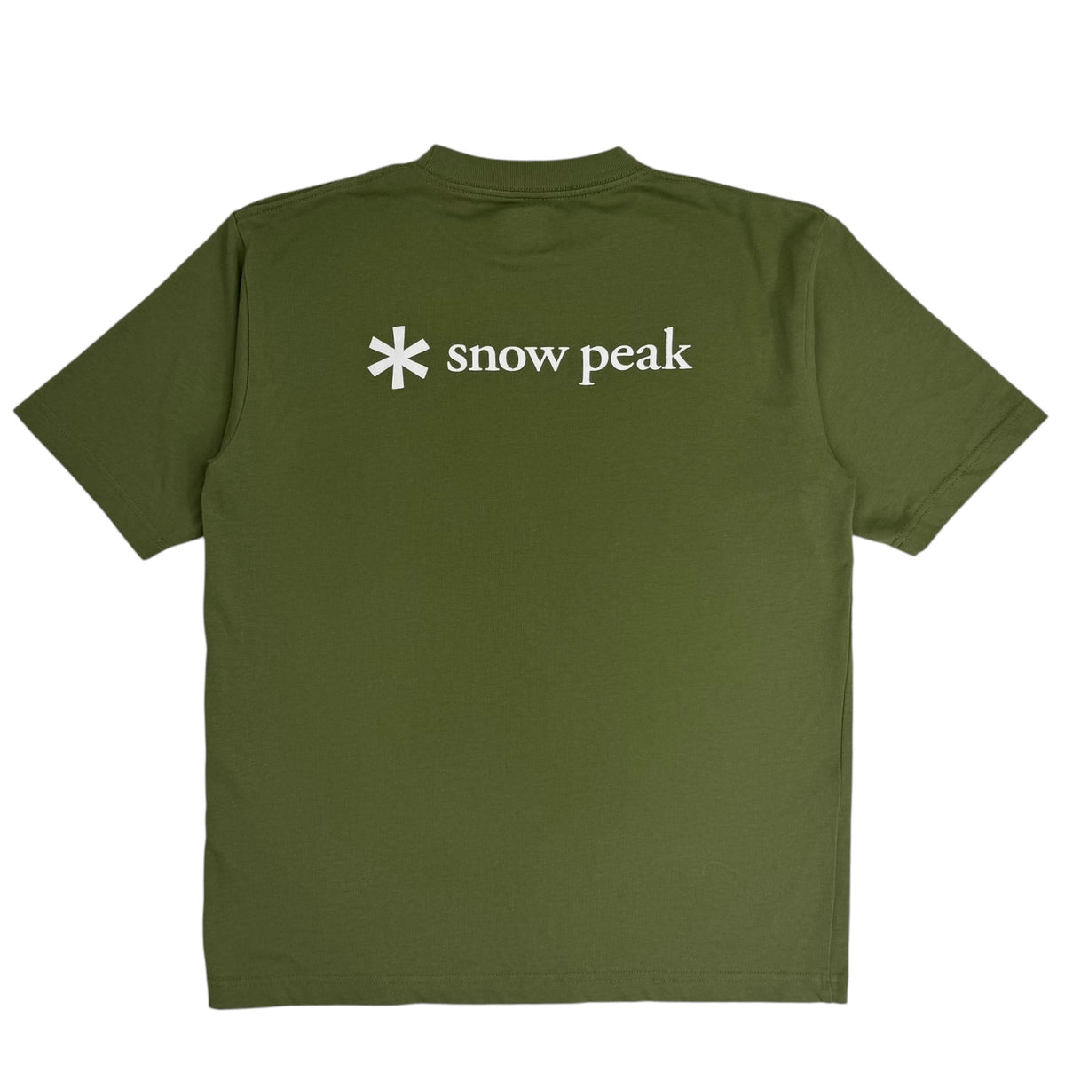 Snow Peak Logo Tee Green