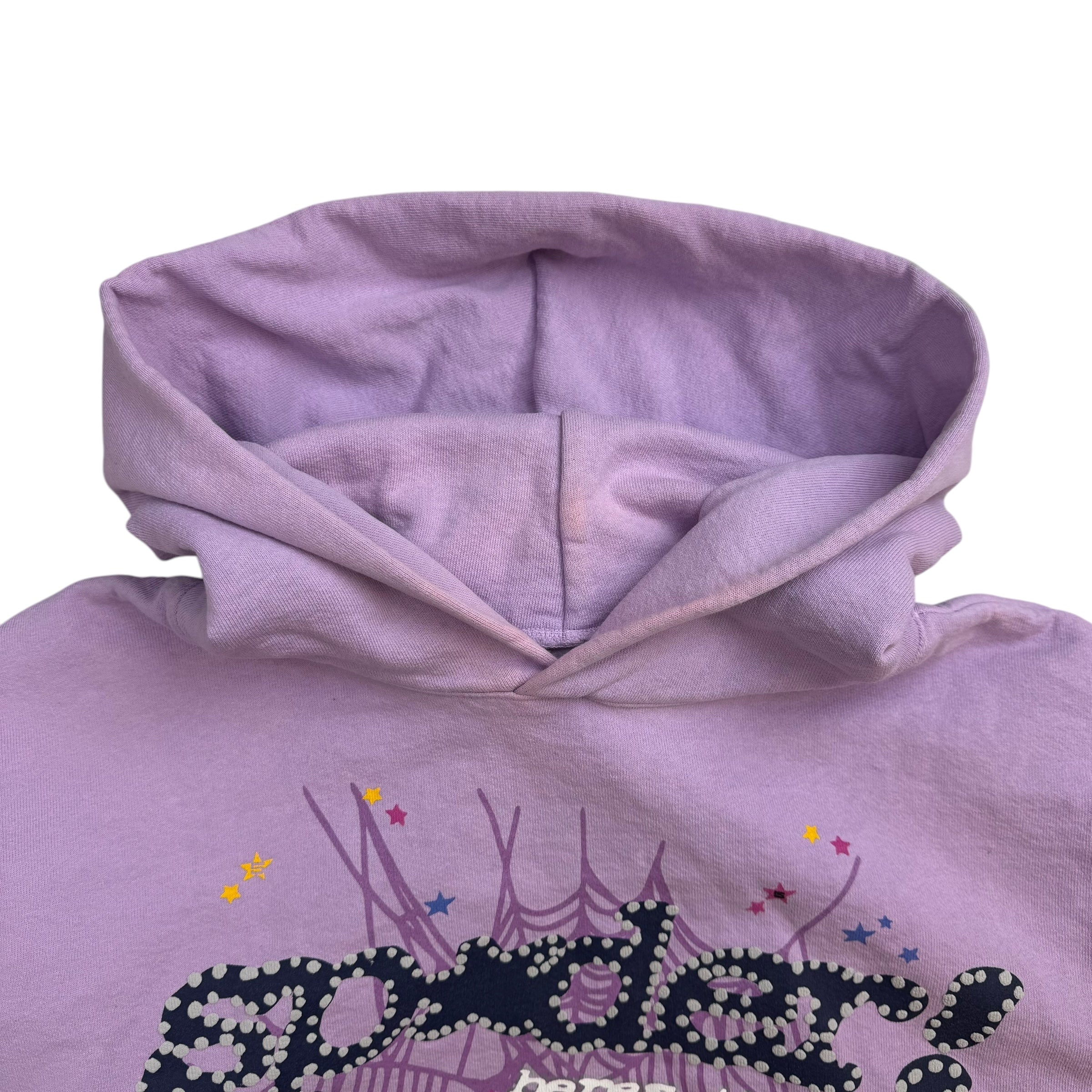 Sp5der Acai Hoodie Purple