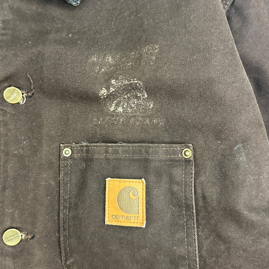 Vintage Carhartt Michigan Barn Coat Brown