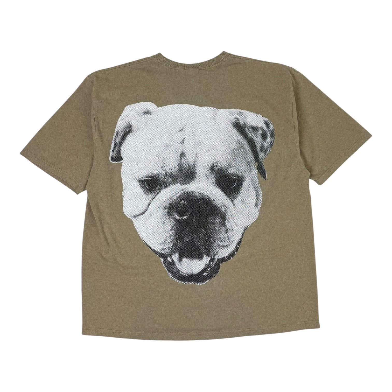 Stussy Big Dog Stone Washed T-Shirt Khaki