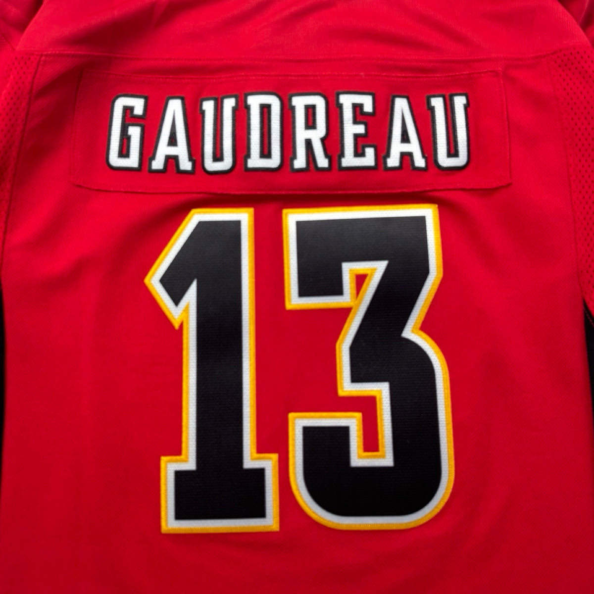 NHL Calgary Flames Johnny Gaudreau Home Jersey