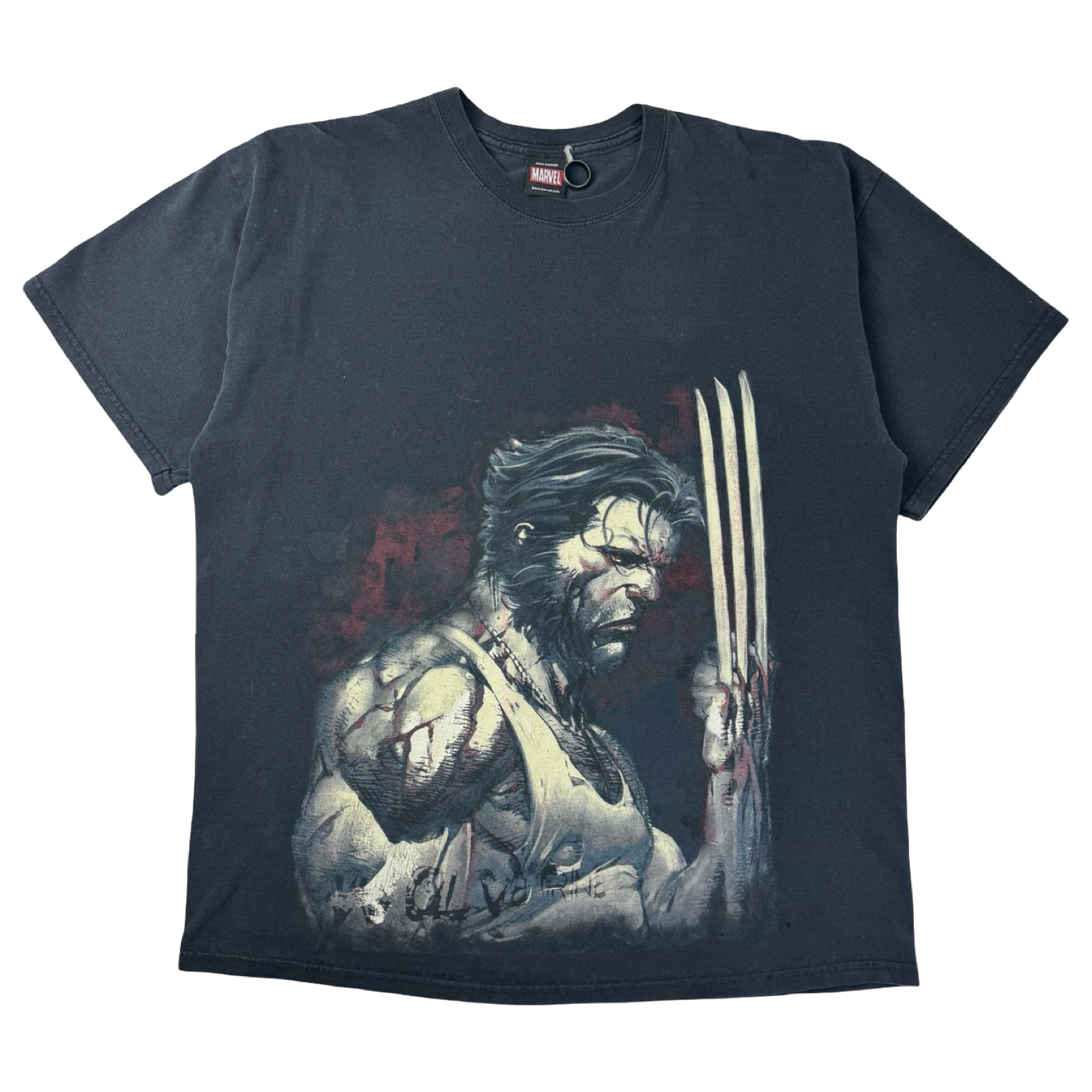 Vintage Y2K Wolverine Marvel Mad Engine T-Shirt